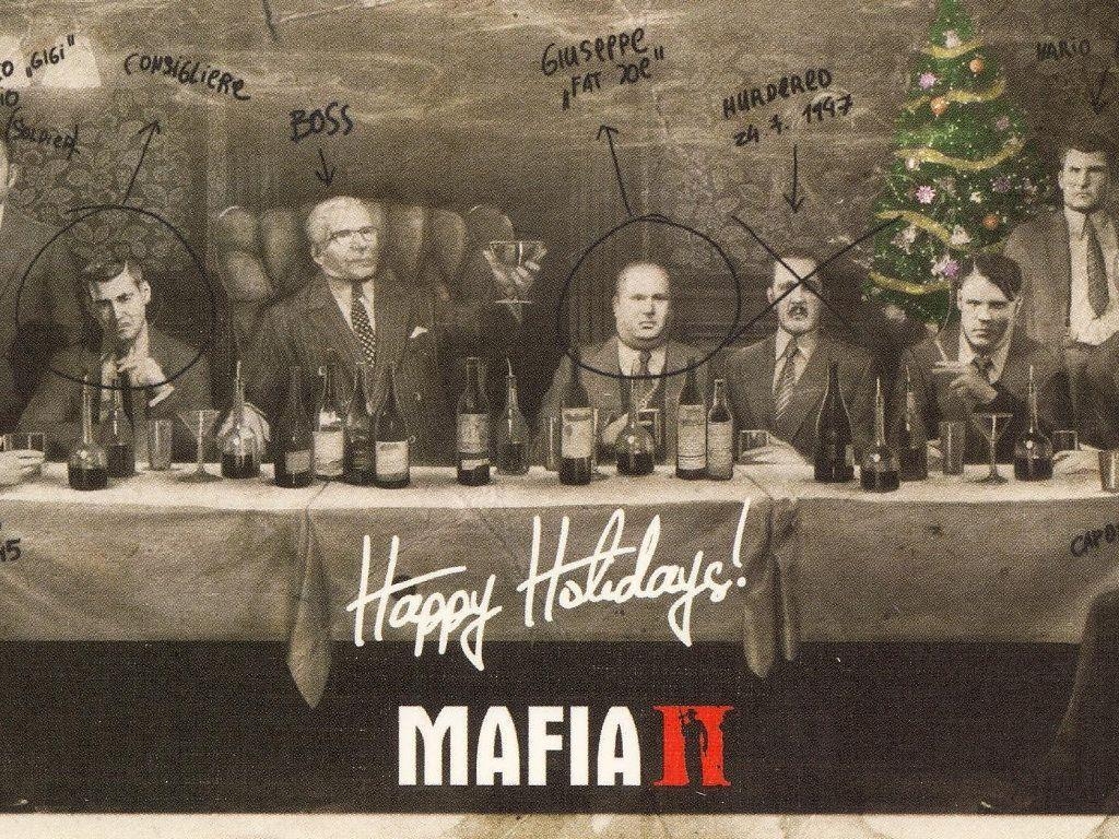 1030x770 Mafia II Christmas Card Wallpaper. Mafia wallpaper, Mafia, Mafia 2, Desktop