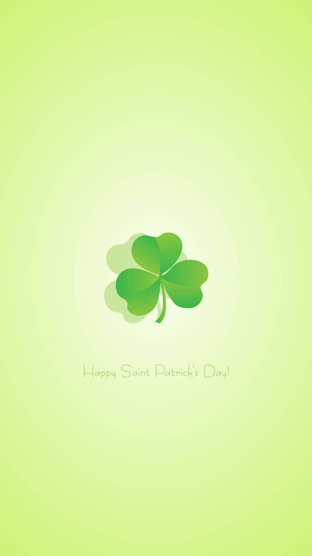 1080x1920 Download free Light Green St Patrick's, Phone