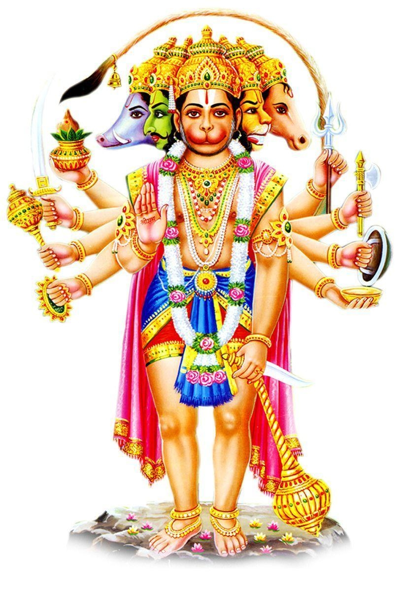 810x1200 Panchmukhi Hanuman Wallpaper HD for Android, Phone