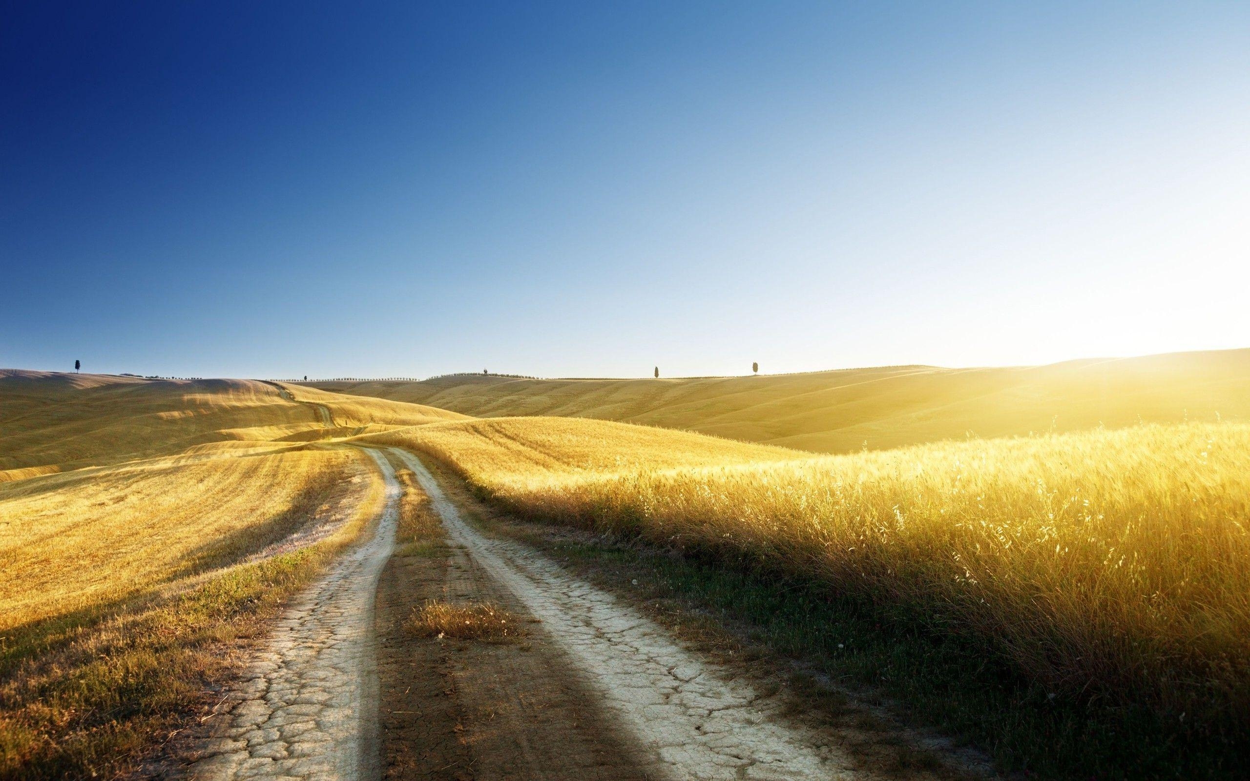 2560x1600 Fields In Tuscany Nature wallpaper by BillGate. RevelWallpaper, Desktop