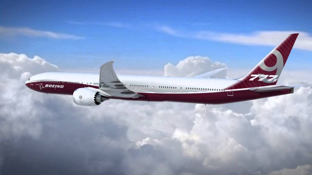 1280x720 Boeing 777X Animated Video for #DXB13, Desktop