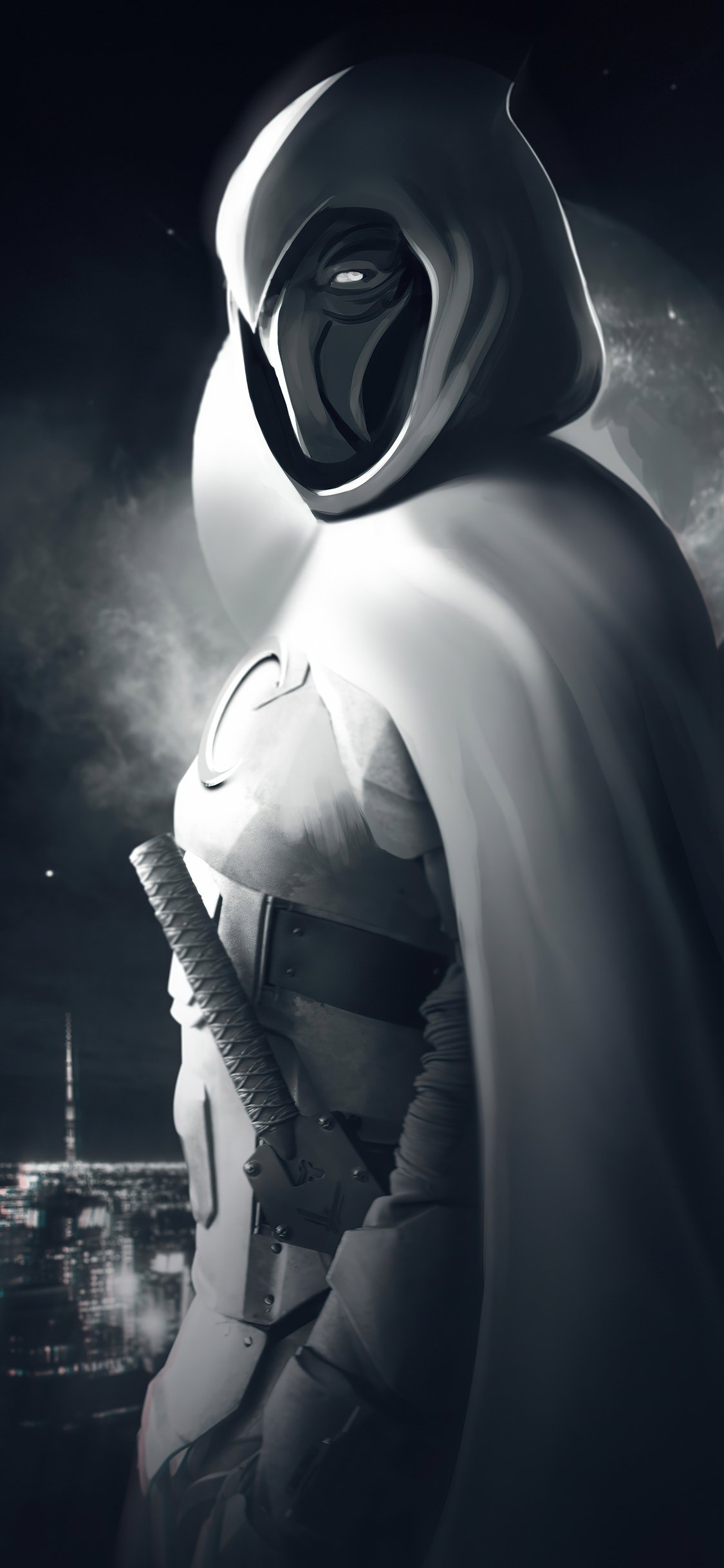 1130x2440 Moon Knight Phone Wallpaper Free Moon Knight Phone Background, Phone