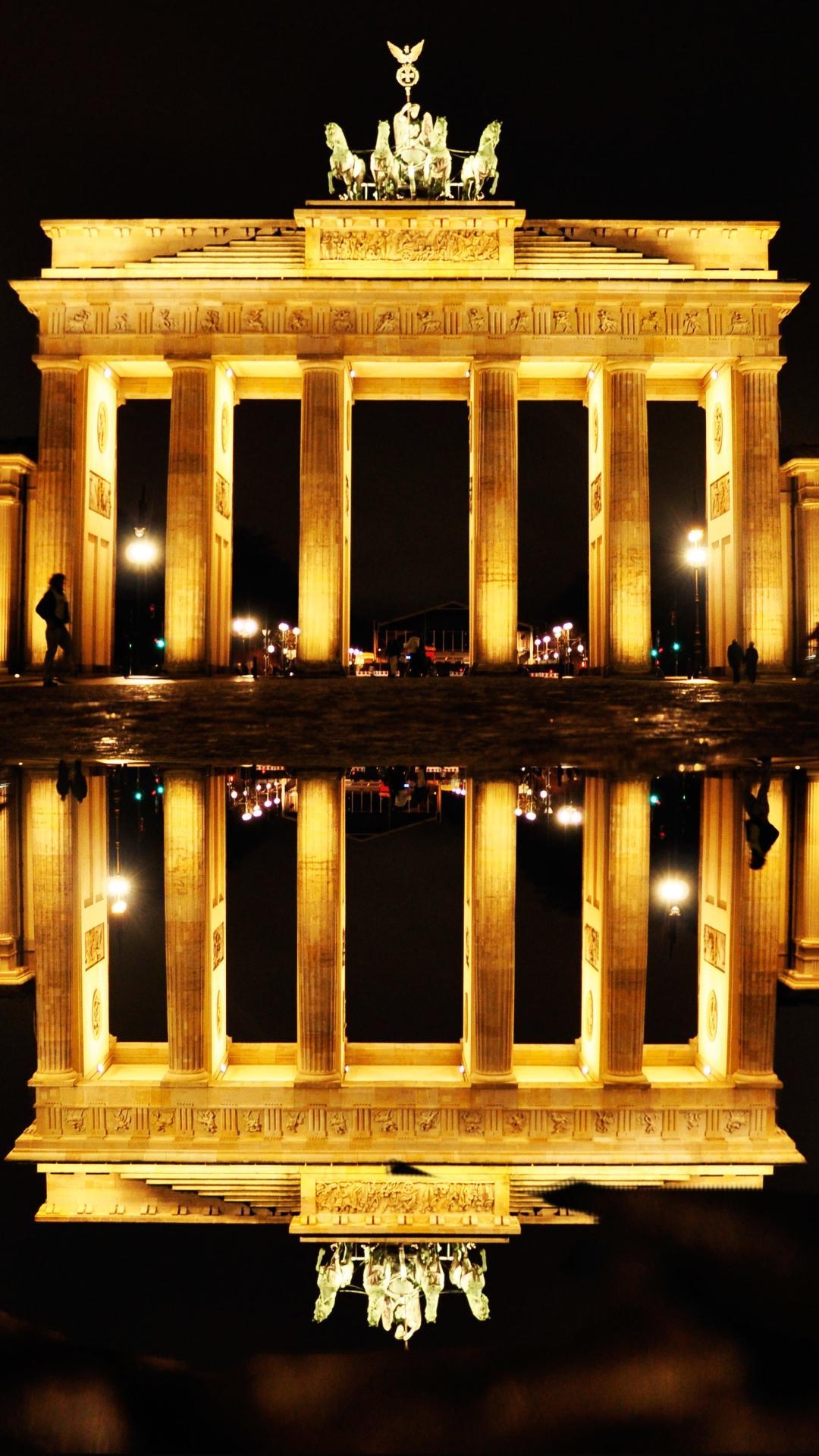 1080x1920 Man Made Brandenburg Gate () Wallpaper, Phone