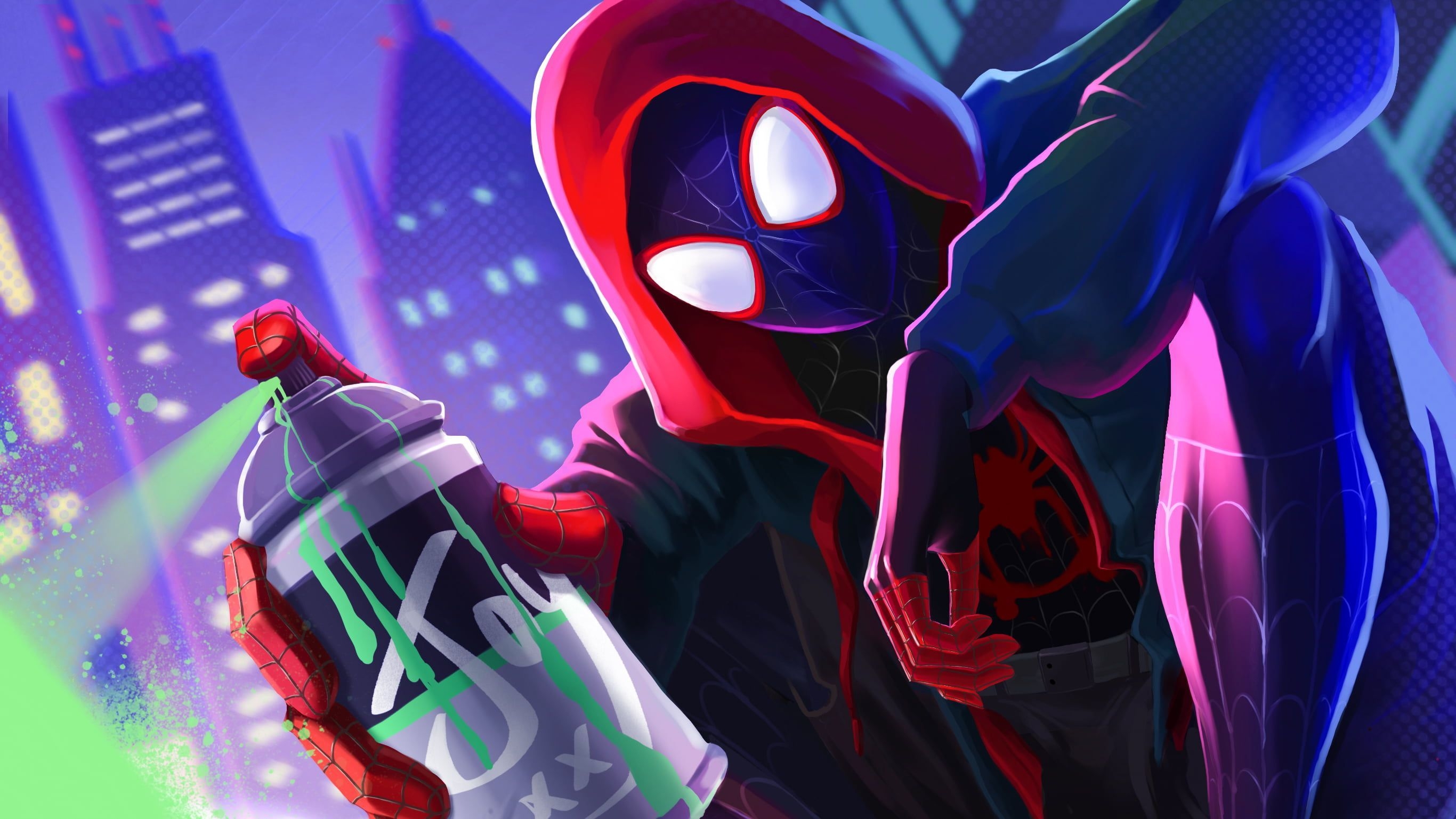 2740x1540 HD Wallpaper: Movie, Spider Man: Into The Spider Verse, Miles Morales 4K Of Wallpaper For Andriod, Desktop