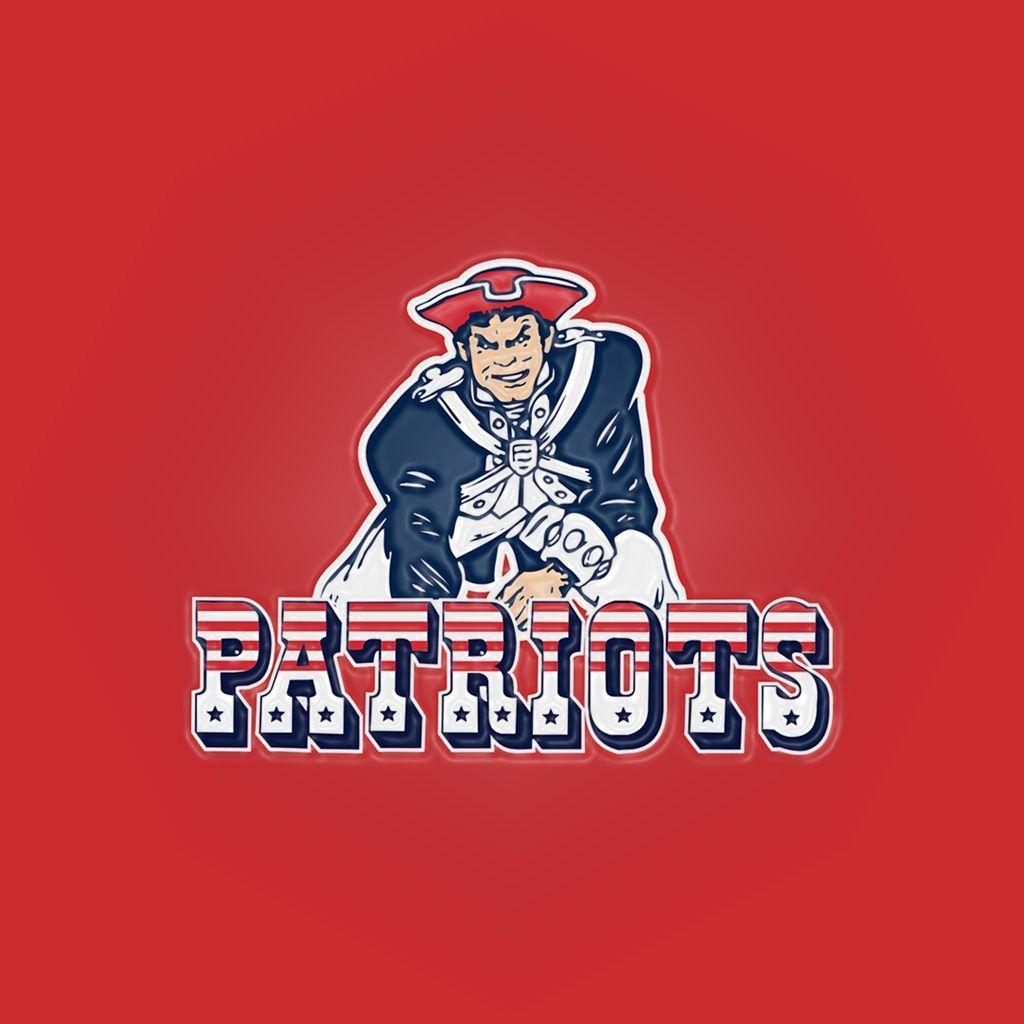 1030x1030 iPad Wallpaper with the New England Patriots Team Logos, Phone