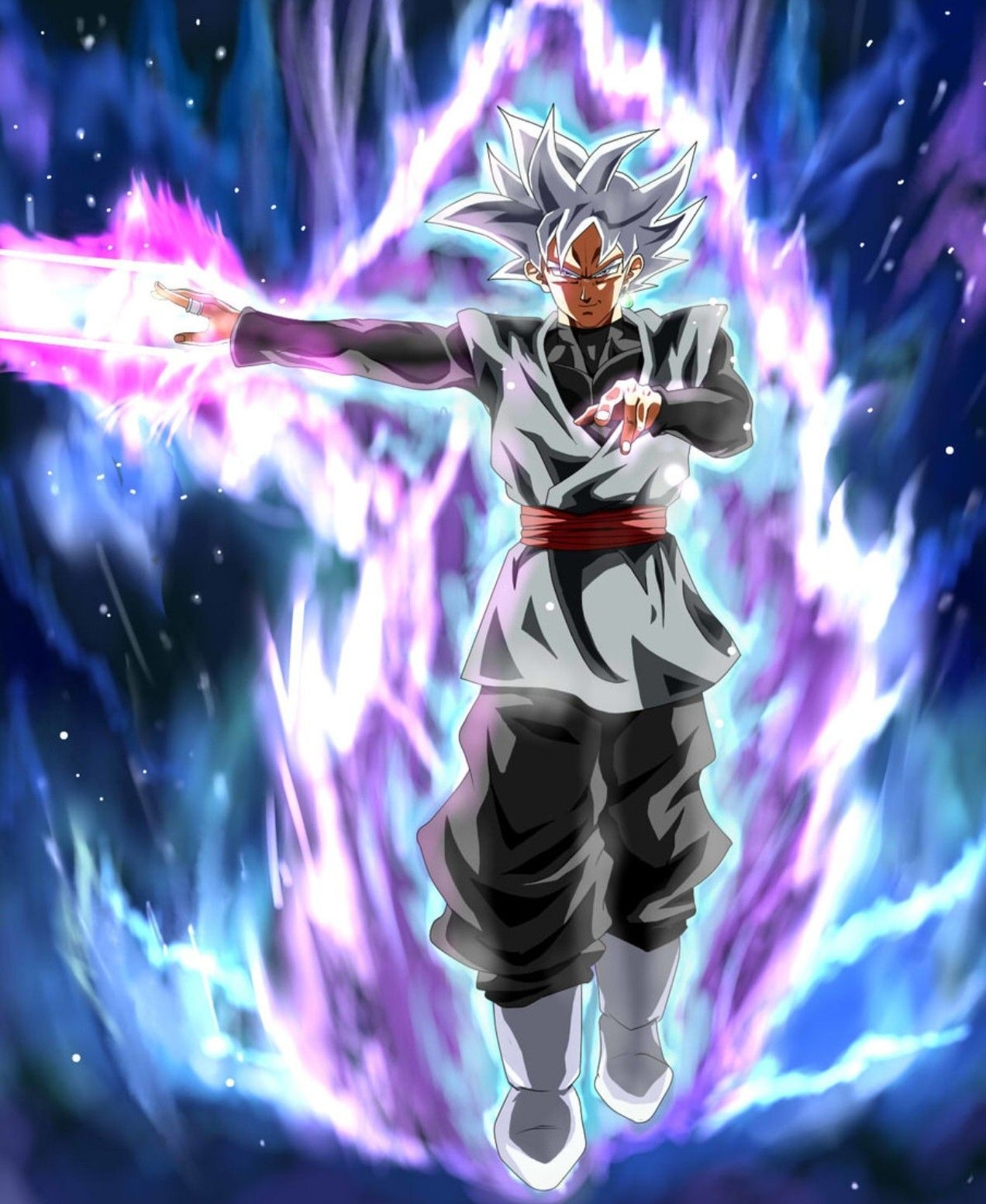 1280x1560 Goku Black Ultra Instinct, Dragon Ball.com, Phone