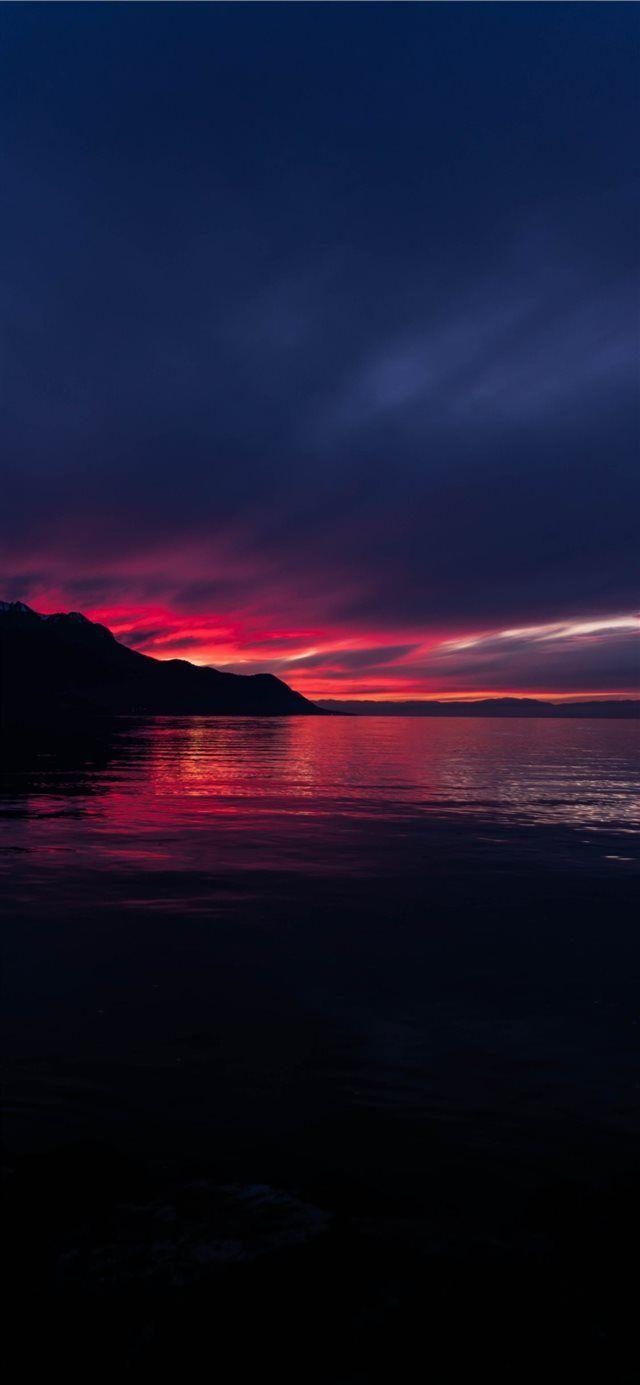 640x1390 Colorful Sunset, Phone