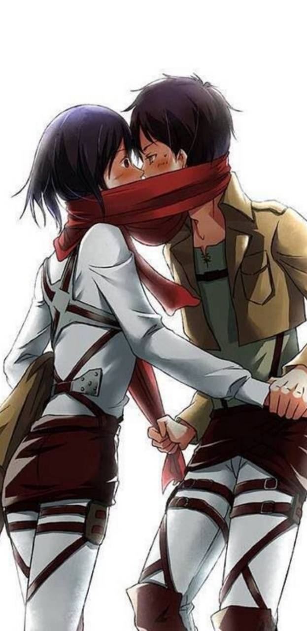 630x1280 eren x Mikasa wallpaper, Phone