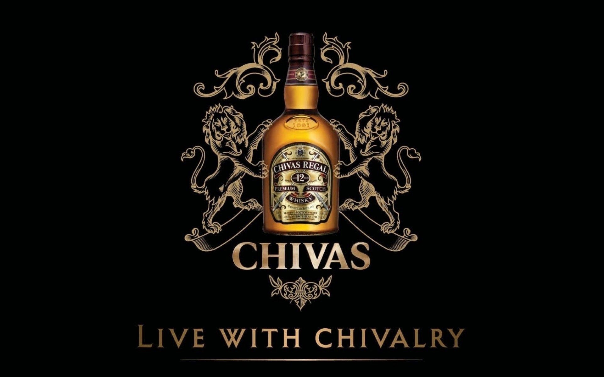 1920x1200 Wallpaper, logo, drink, whisky, brand, Chivas Regal, font, Desktop