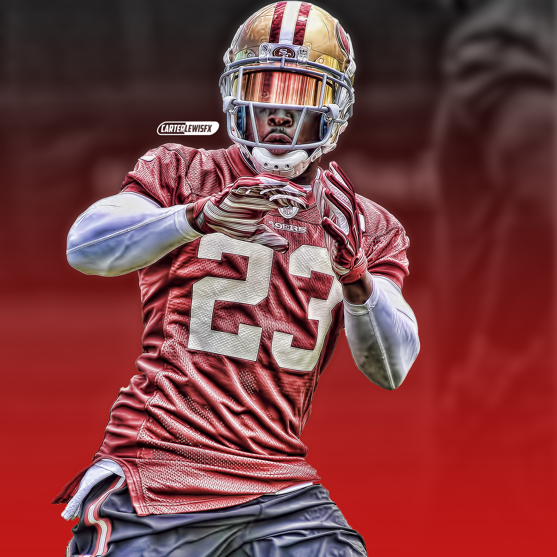 2180x2180 Reggie Bush 49ers Wallpaper, Phone