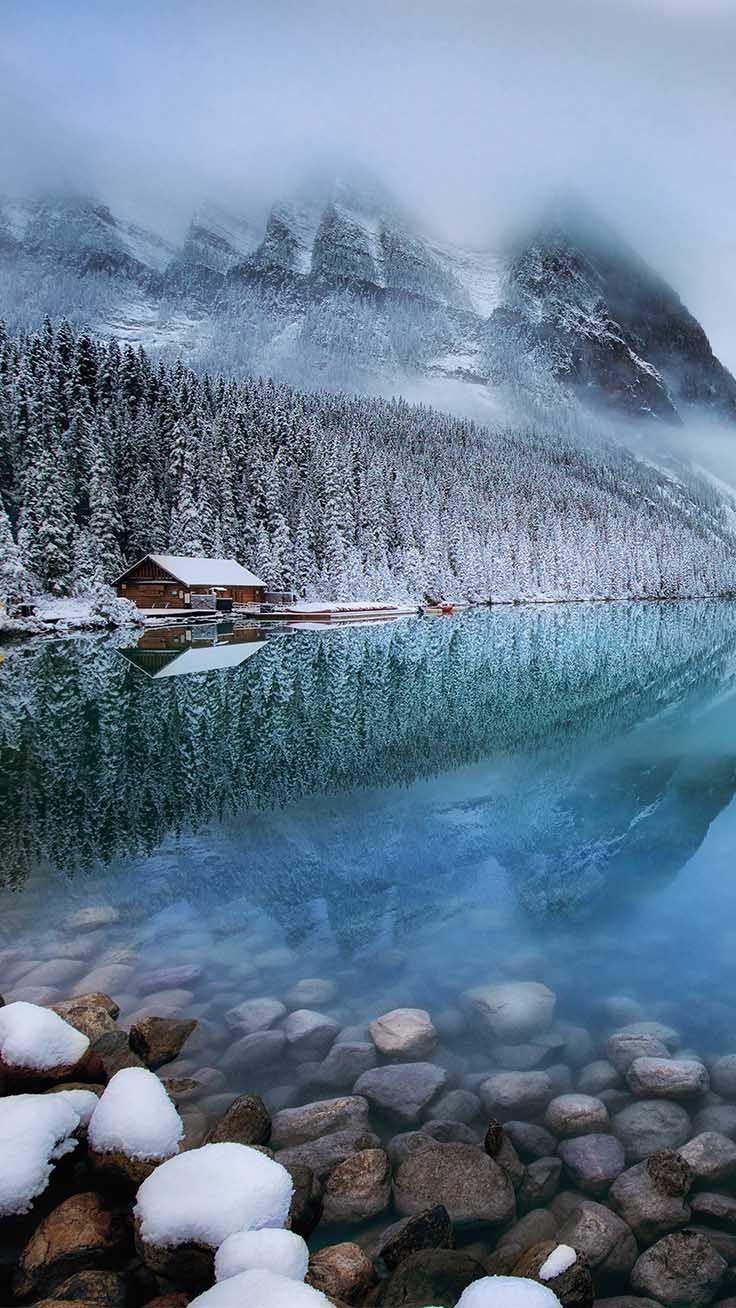 740x1310 By The Lake iPhone Wallpaper Collection By Preppywallpaper Xr Wallpaper Winter, Phone