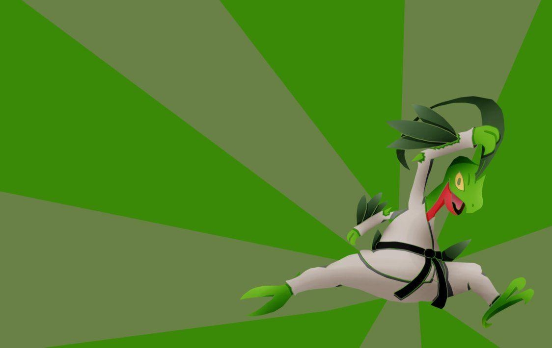 1130x710 BLACK BELT GROVYLE WALLPAPER!! By PoKeMoN Traceur, Desktop