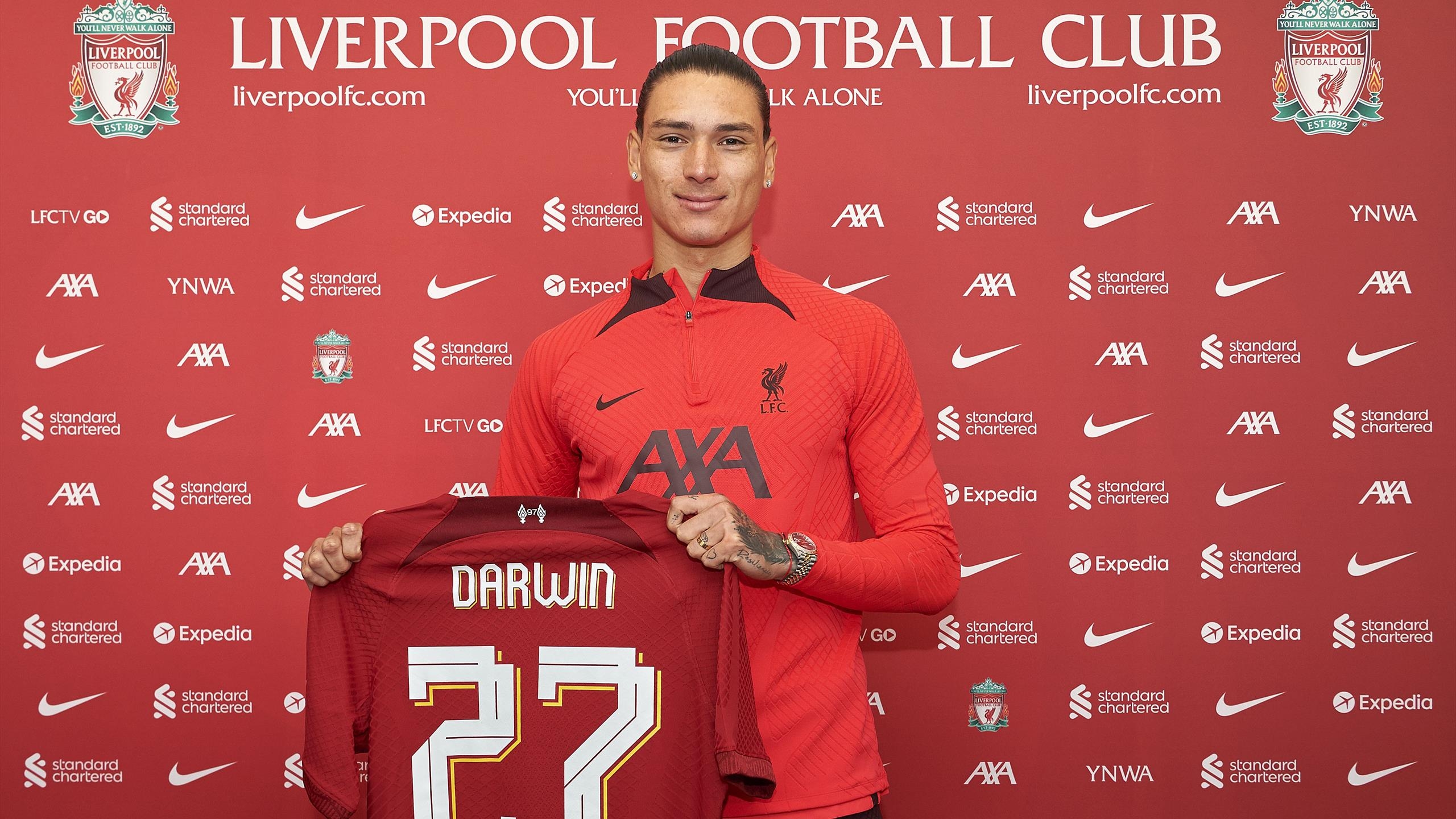 2560x1440 Darwin Nunez: Liverpool Sign Striker From Benfica In A Potential Club Record Deal Worth Up To €100m, Desktop