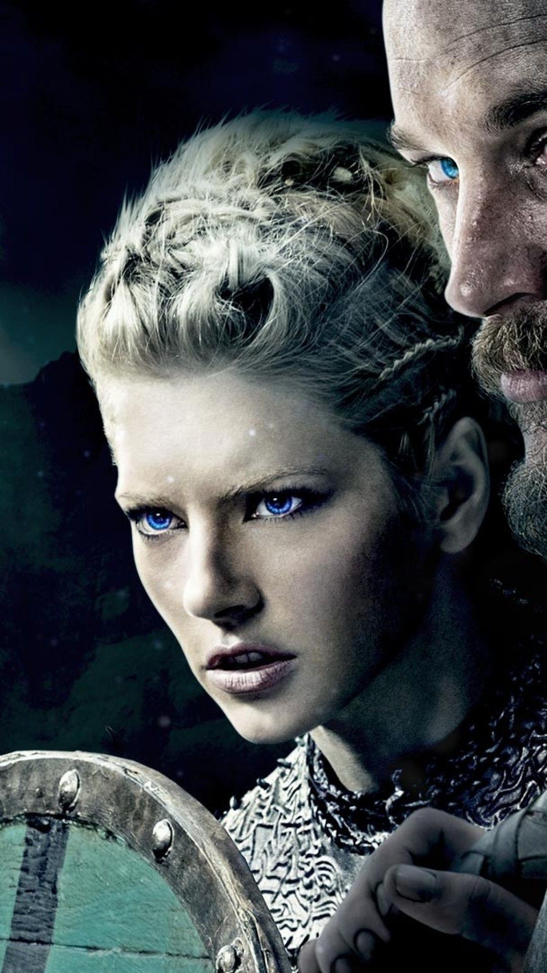 1080x1920 iPhone 7 Plus Vikings Wallpaper Lagertha Und Ragnar, Phone