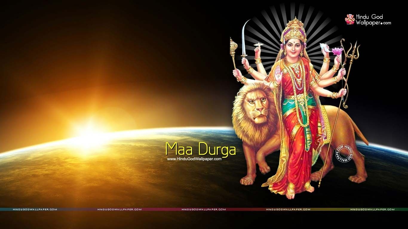 1370x770 maa durga HD wallpaper. Durga maa, Durga, Maa durga HD wallpaper, Desktop