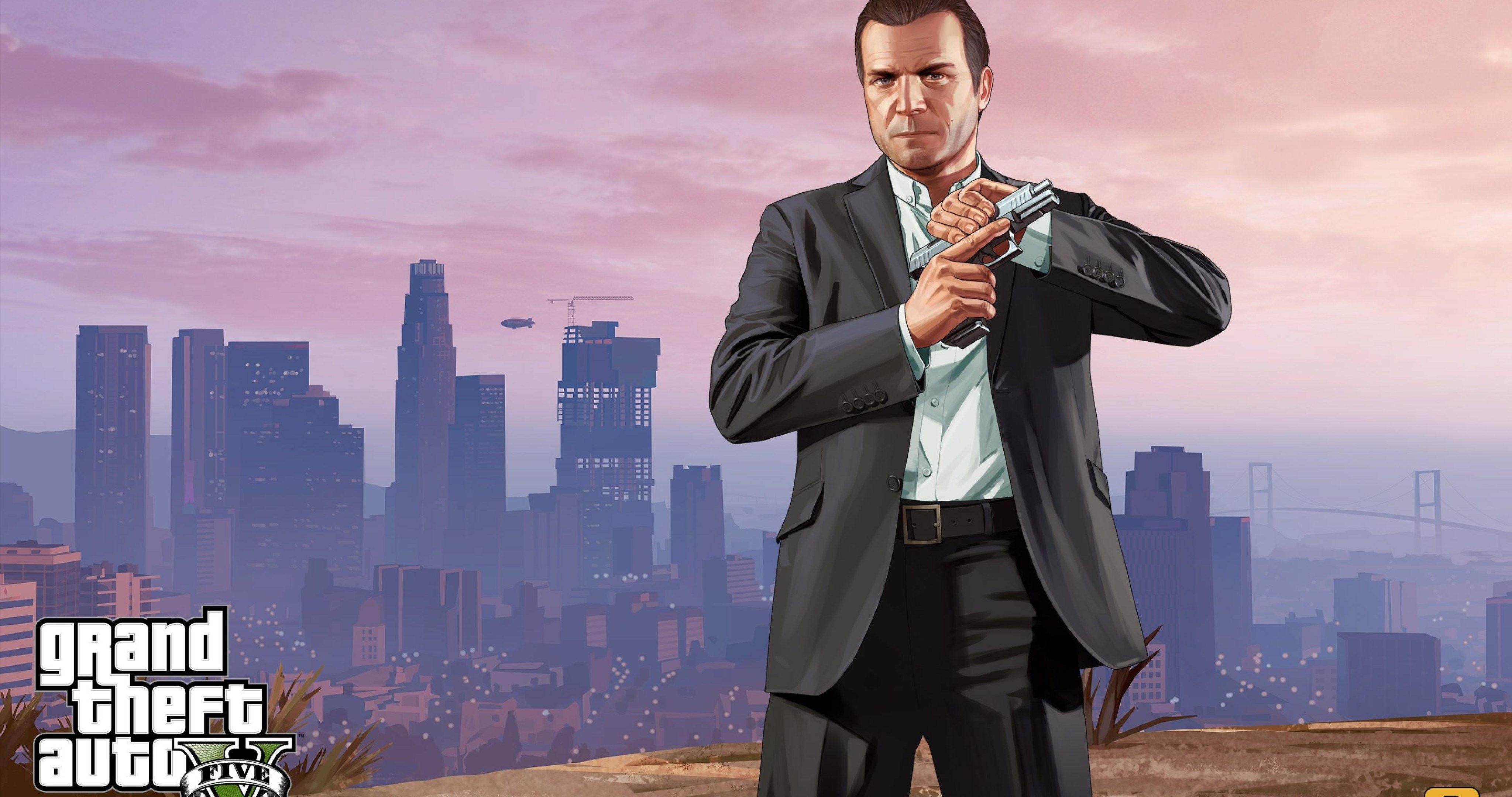 4100x2160 GTA 5 Michael Wallpaper, Desktop