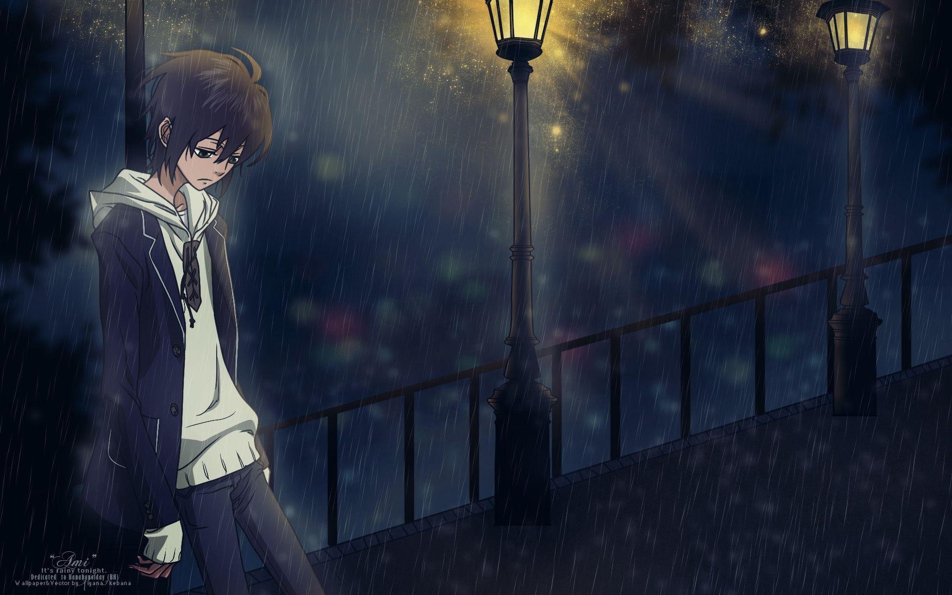 1920x1200 Sad Anime Boy Wallpaper, Desktop