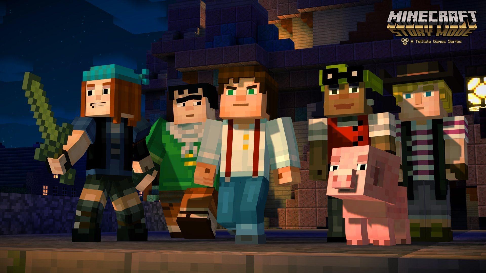 1920x1080 Minecraft: Story Mode HD wallpaper free download, Desktop