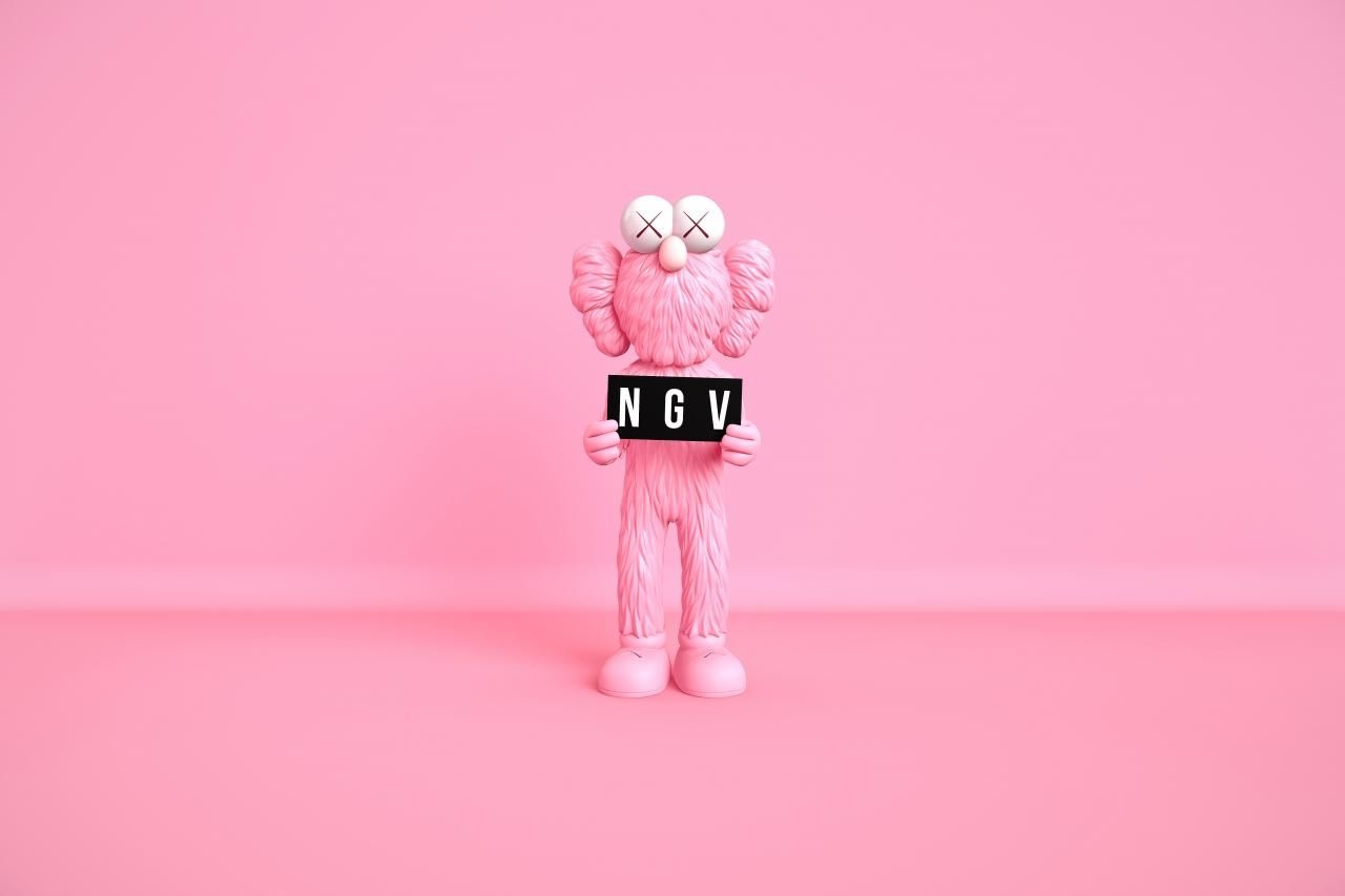 1280x860 Kaws Pink Wallpaper Free Kaws Pink Background, Desktop