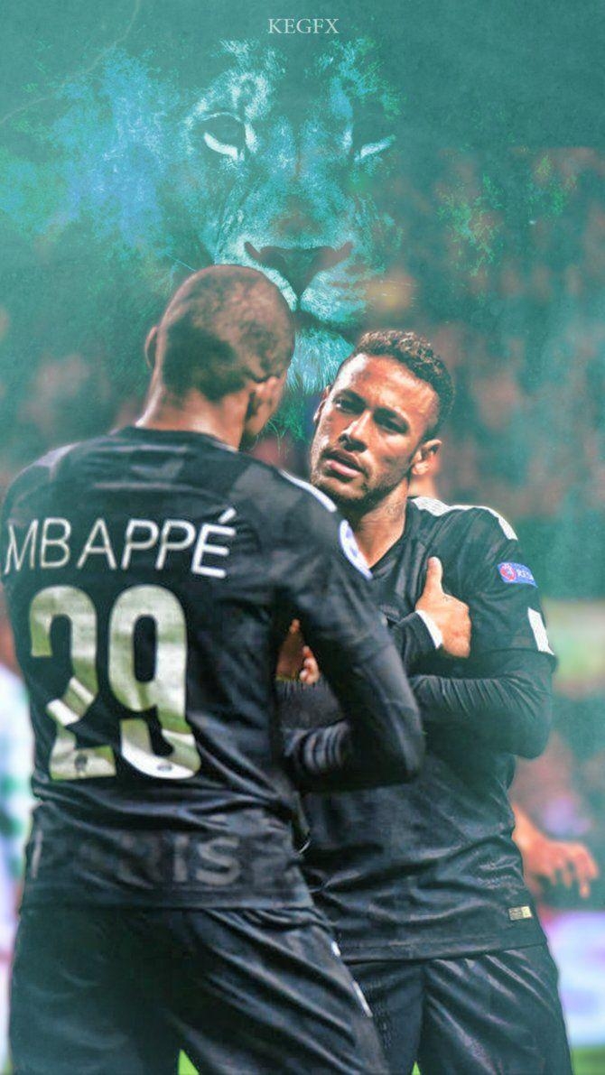 670x1200 Kylian Mbappe, Neymar Jr Mobile Wallpaper, Phone