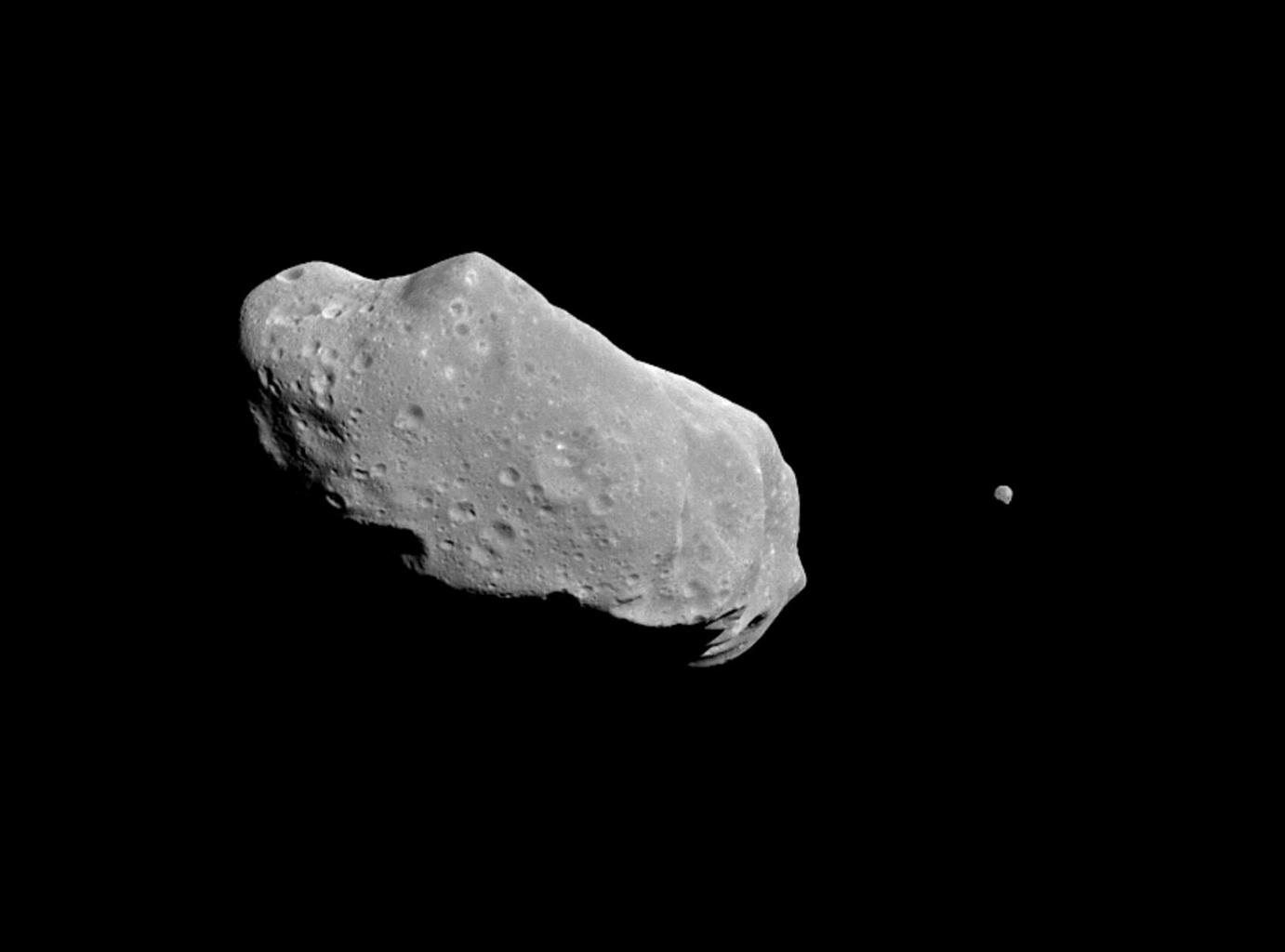 1390x1030 Space Image. Asteroid Ida and Its Moon, Desktop