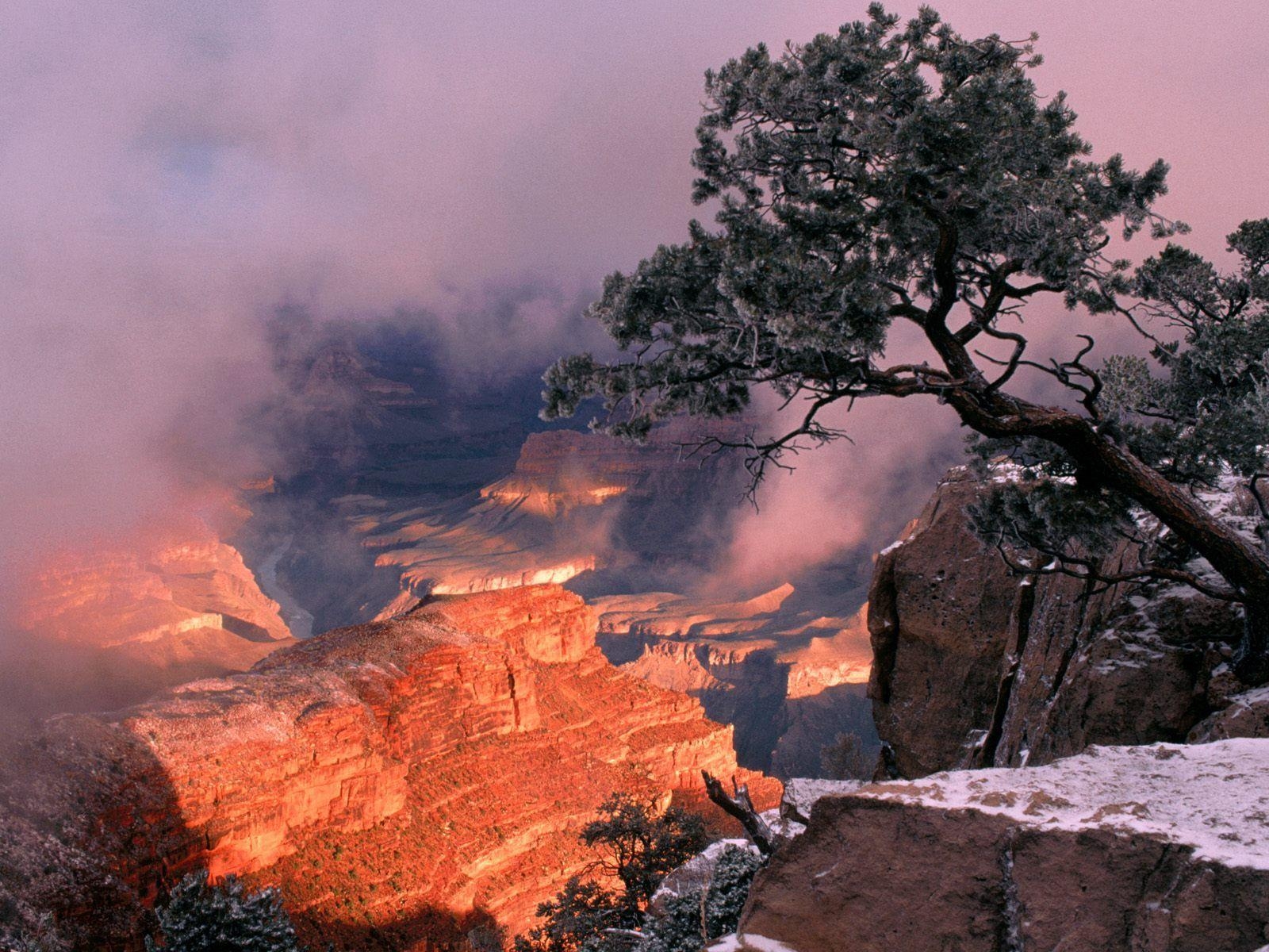 1600x1200 Clearing Winter Storm, Grand Canyon National Par. Nature Desktop, Desktop