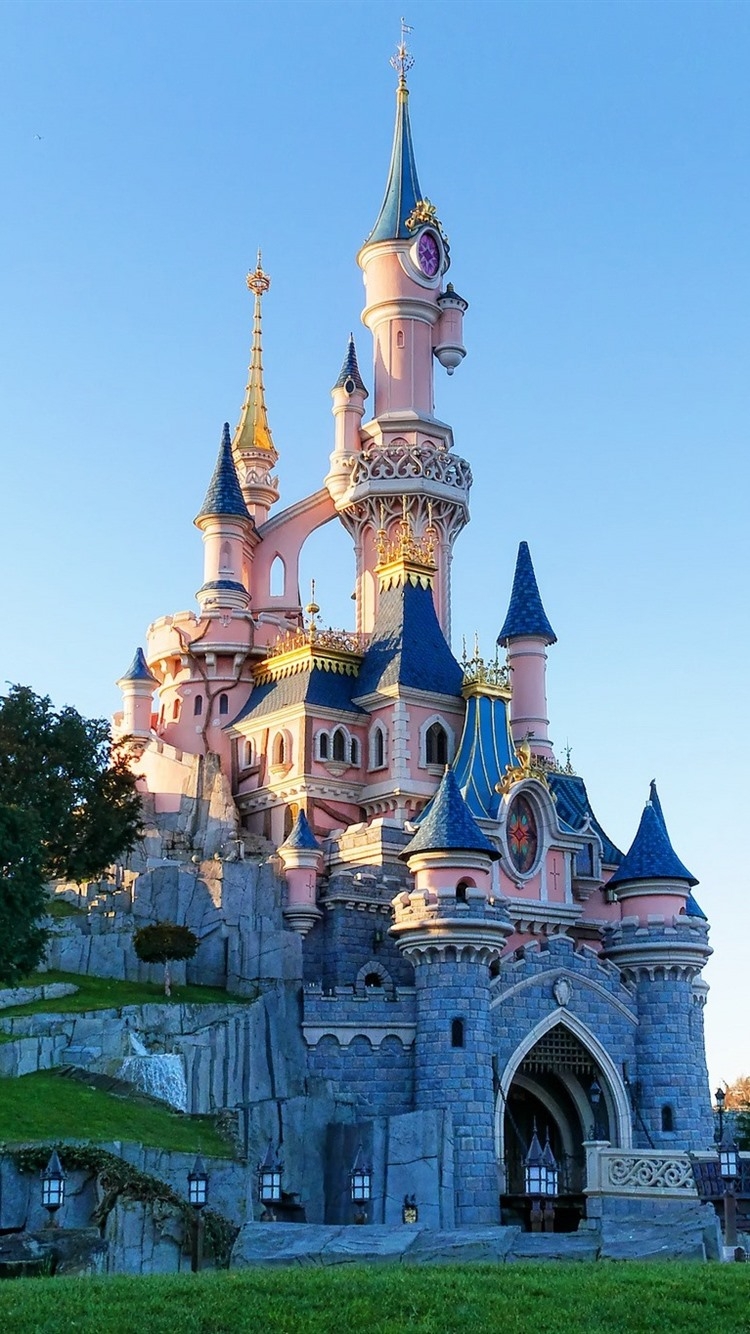 750x1340 Disneyland Park, Sleeping Beauty's Castle Wallpaper & Background Download, Phone