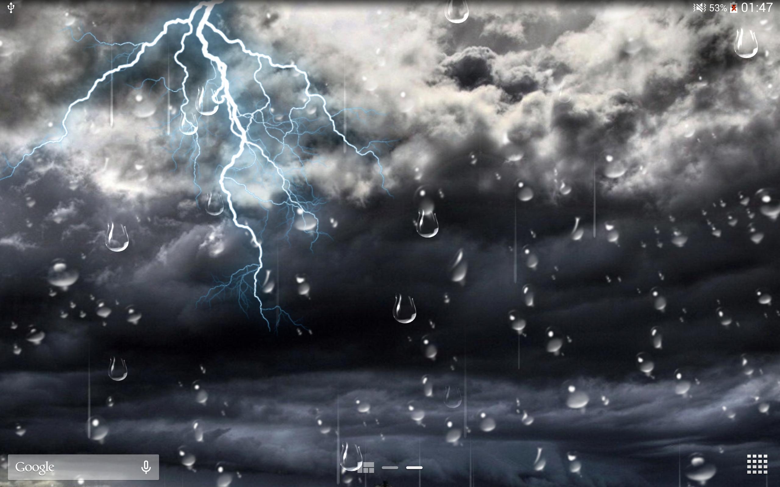 2560x1600 Thunder Storm Live Wallpaper for Android, Desktop