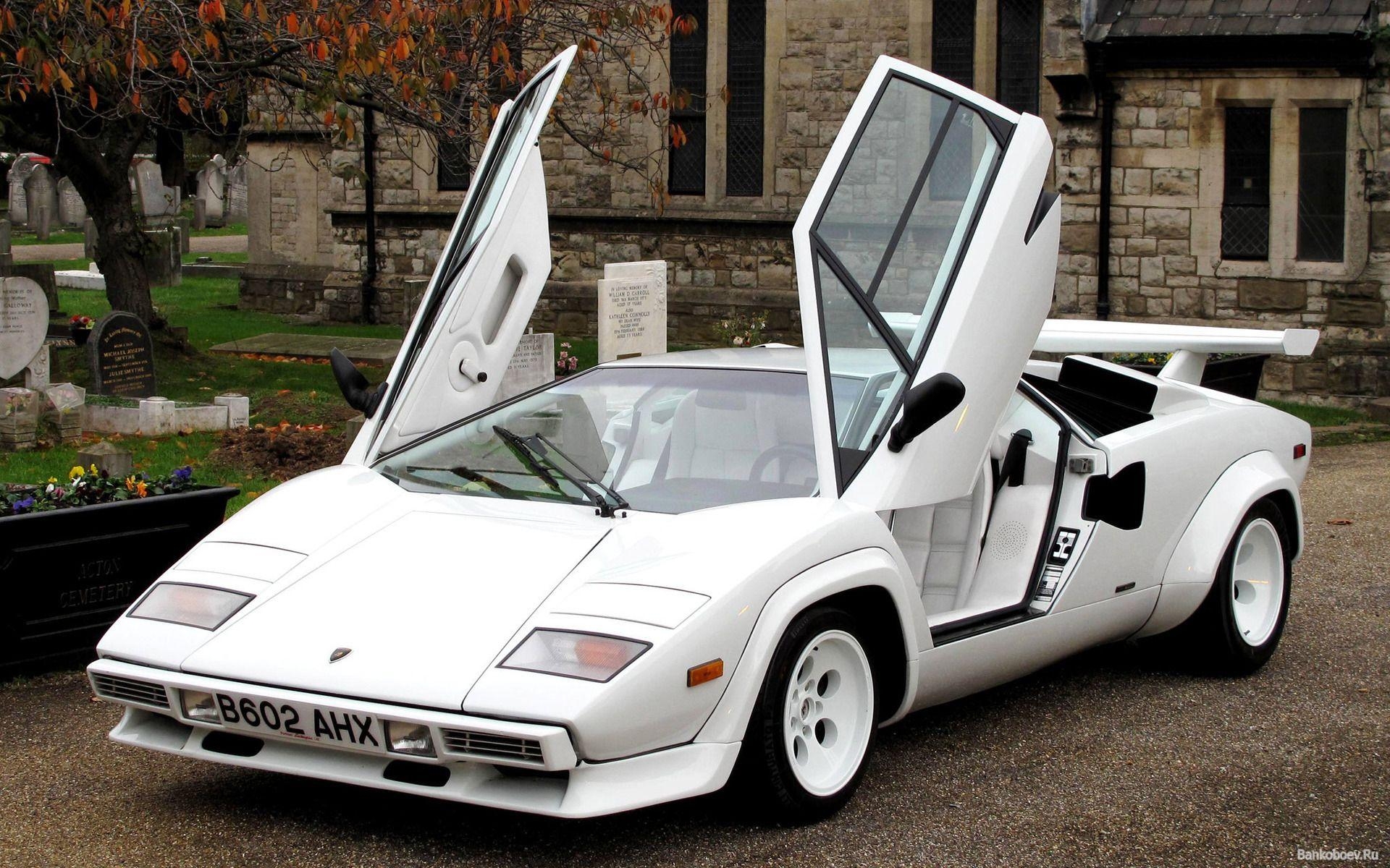 1920x1200 White Lamborghini Countach wallpaperx1200, Desktop