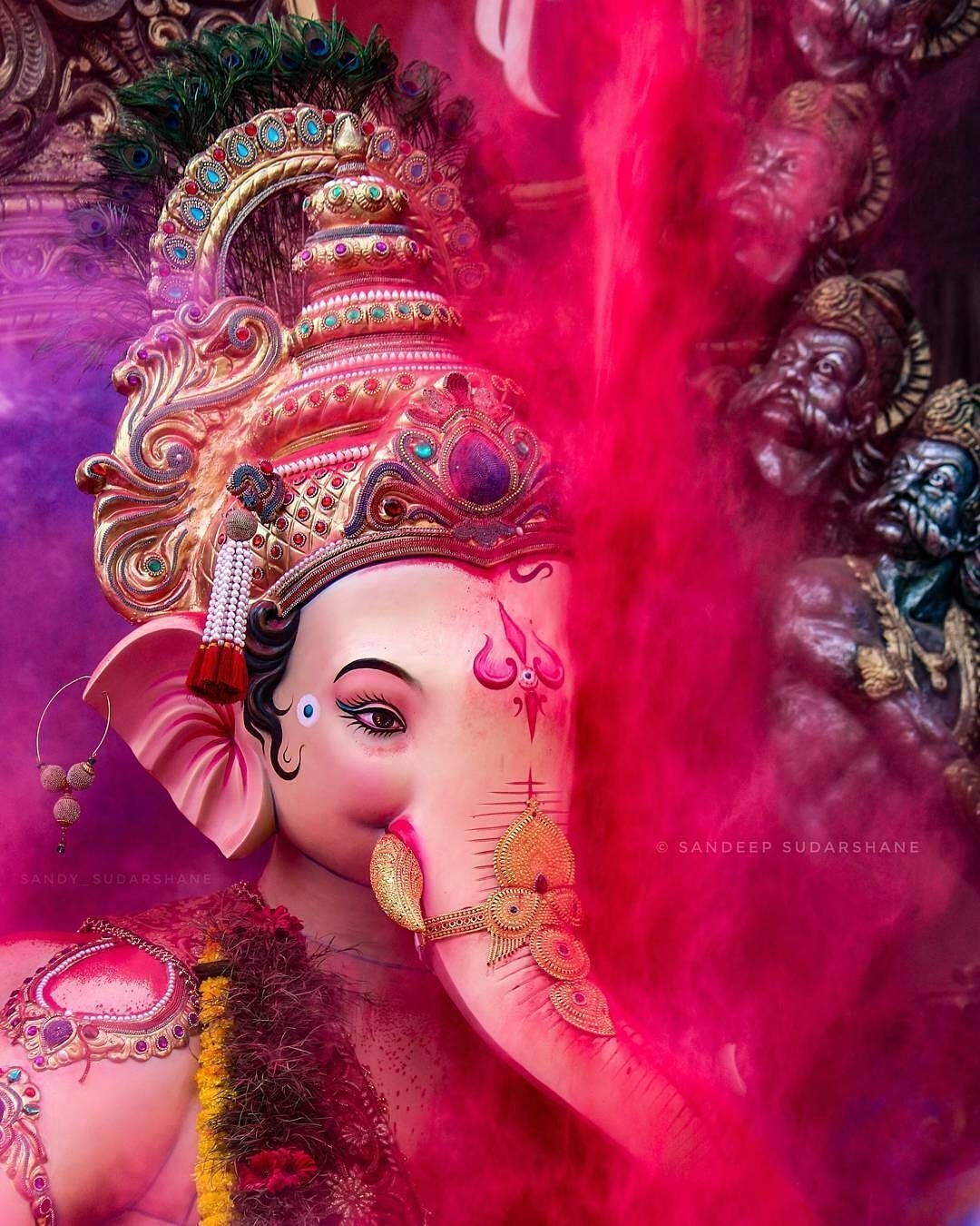 1080x1350 Ganesh Festival Mahavir Nagar, Kandivali.. Credit. Ganpati bappa wallpaper, Jai ganesh, Ganesh ji image, Phone