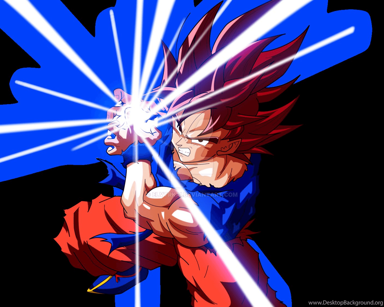 1280x1030 Goku Kaioken Kamehameha By ElvtrKai Desktop Background, Desktop