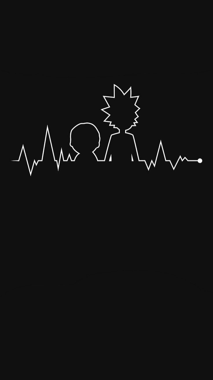 740x1310 Rick and morty dark black heartbeat wallpaper. Rick and morty. Asthetic Rick. iPhone wallpaper rick and morty, Black wallpaper iphone dark, Rick and morty quotes, Phone