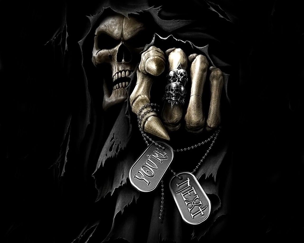 1280x1030 Skull HD Wallpaper Background Wallpaper 1920×1080 Cool HD Skull Wallpaper (47 Wallpaper). Adorable Wallpaper. Grim reaper art, Skull wallpaper, Skull, Desktop