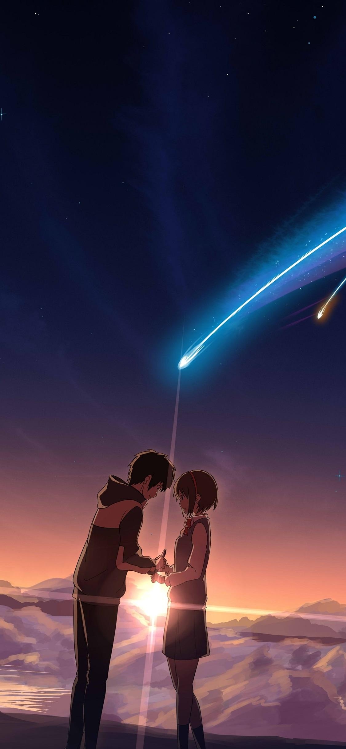 1130x2440 Your Name, Beautiful Meteor  IPhone XS X Wallpaper, Phone