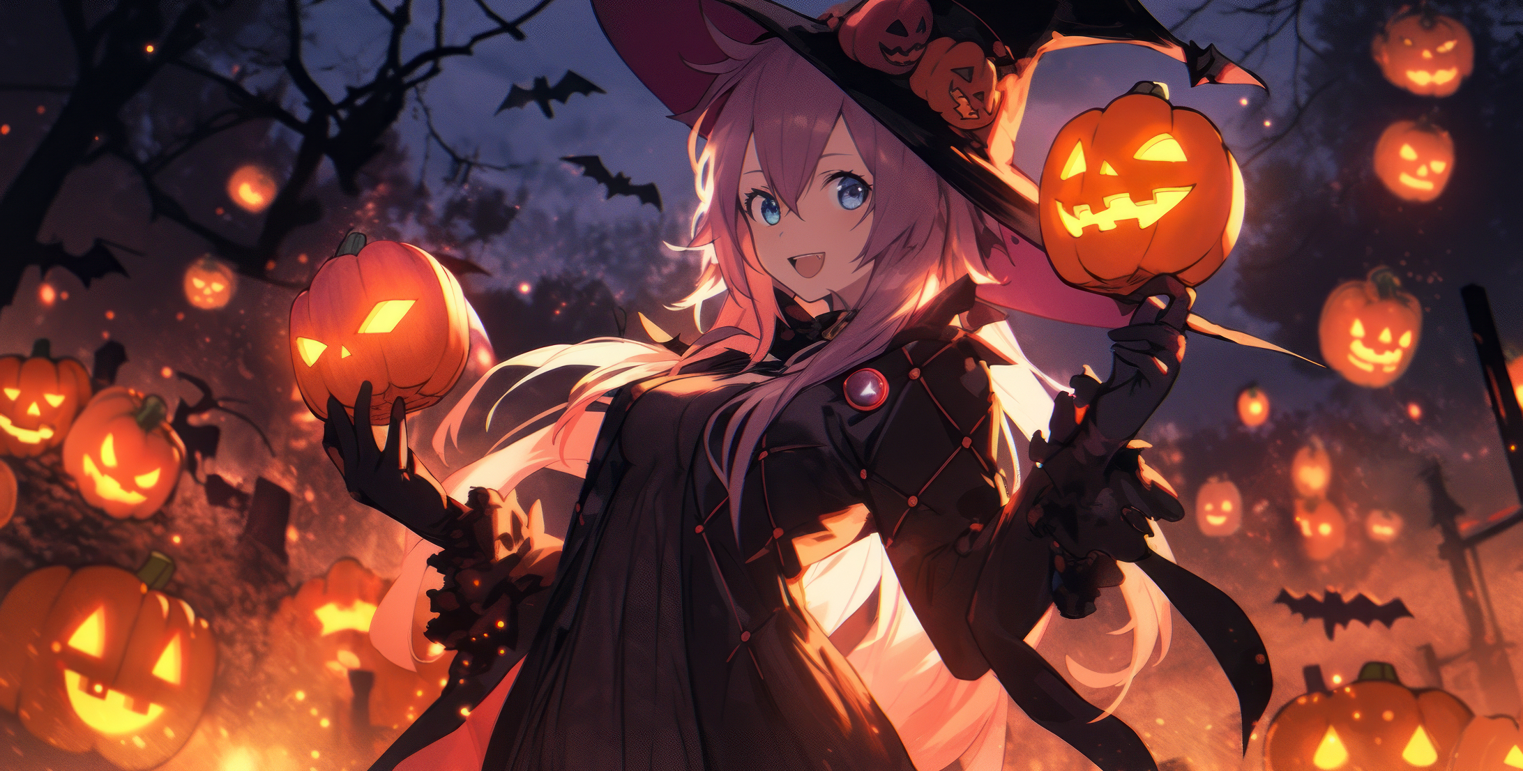 2190x1110 Halloween HD Wallpaper and Background, Desktop