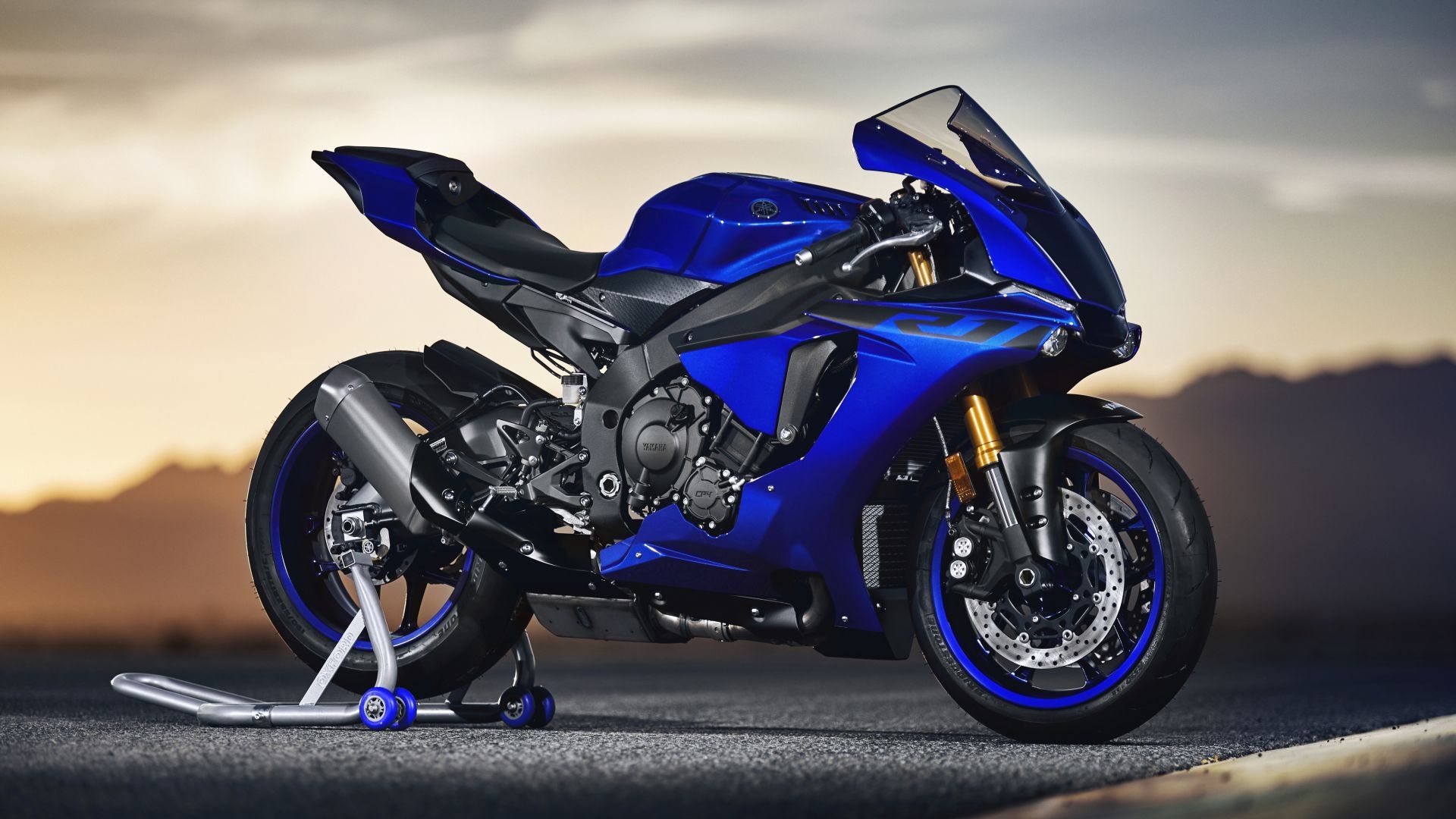 1920x1080 Desktop Wallpaper 2018 Bike, Blue Yamaha Yzf R1 M, 4k, HD Image, Picture, Background, 9923ae, Desktop