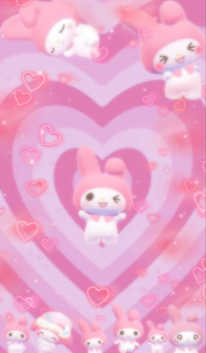 710x1200 My Melody wallpaper. My melody wallpaper, Hello kitty wallpaper, Melody hello kitty, Phone