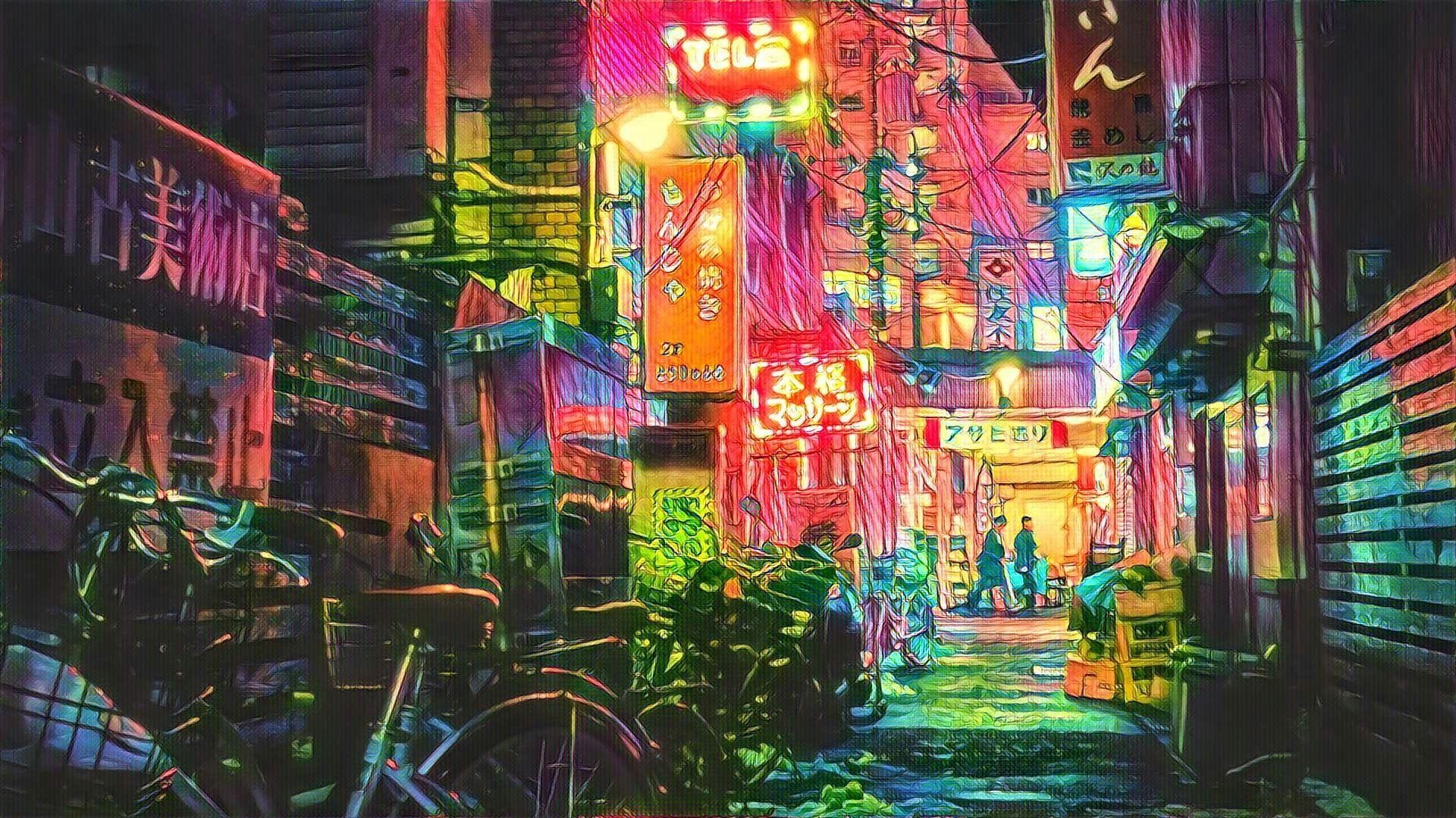 1920x1080 Tokyo Neon Wallpaper Free Tokyo Neon Background, Desktop