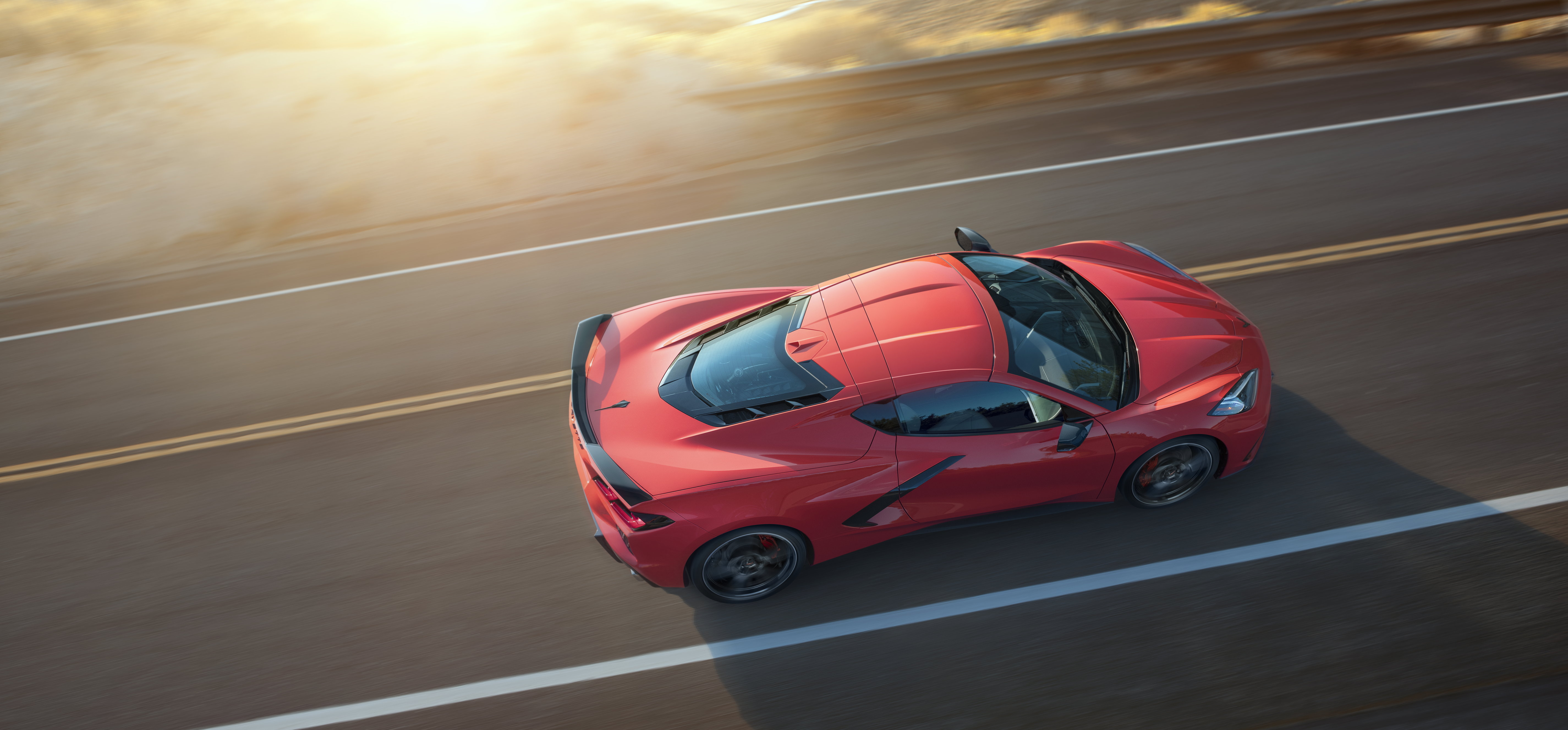 5700x2660 Chevrolet Corvette (C8) 4k Ultra HD Wallpaper. Background, Dual Screen