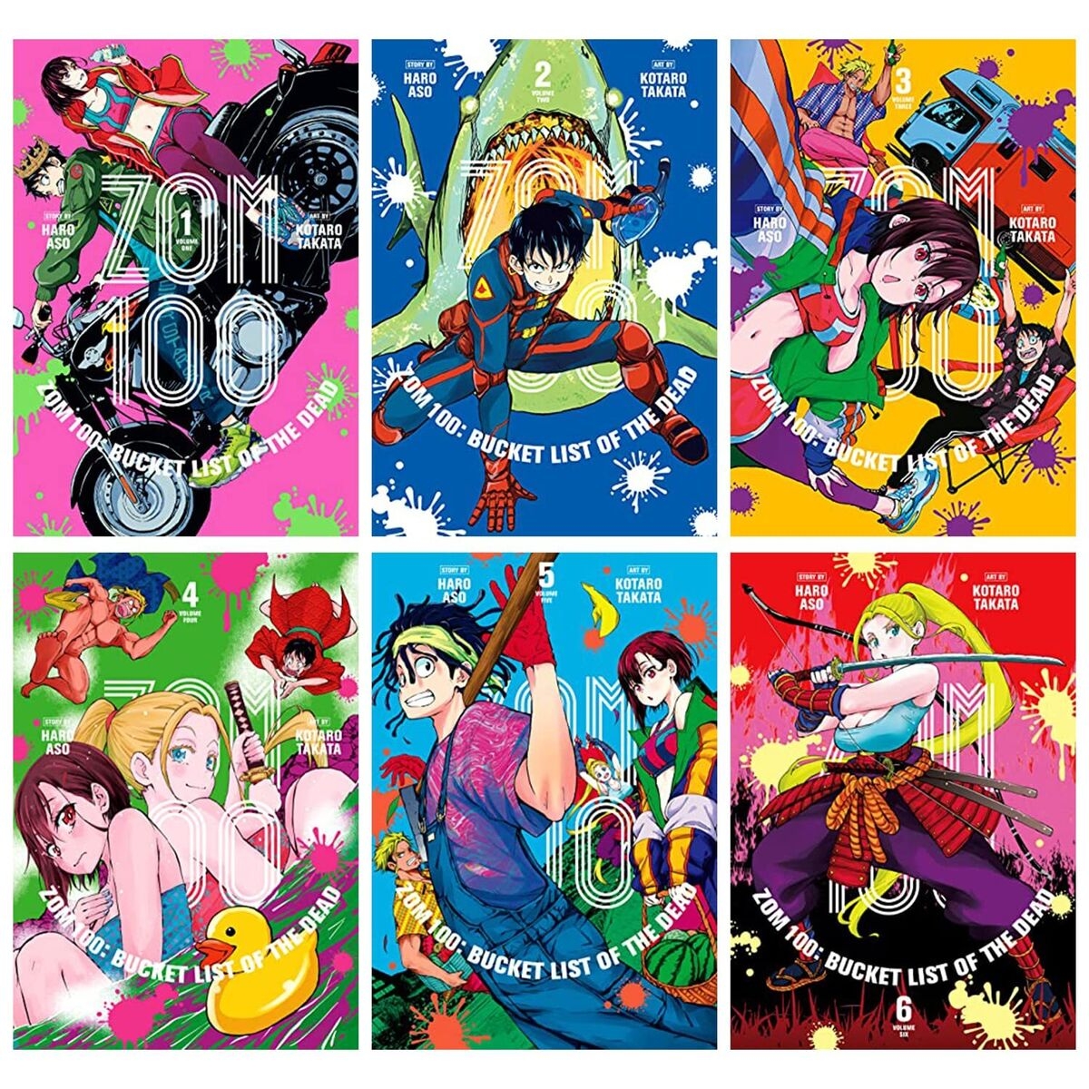 1200x1200 Zom 100: Bucket List Of The Dead Manga Set Vol 1 6, Phone