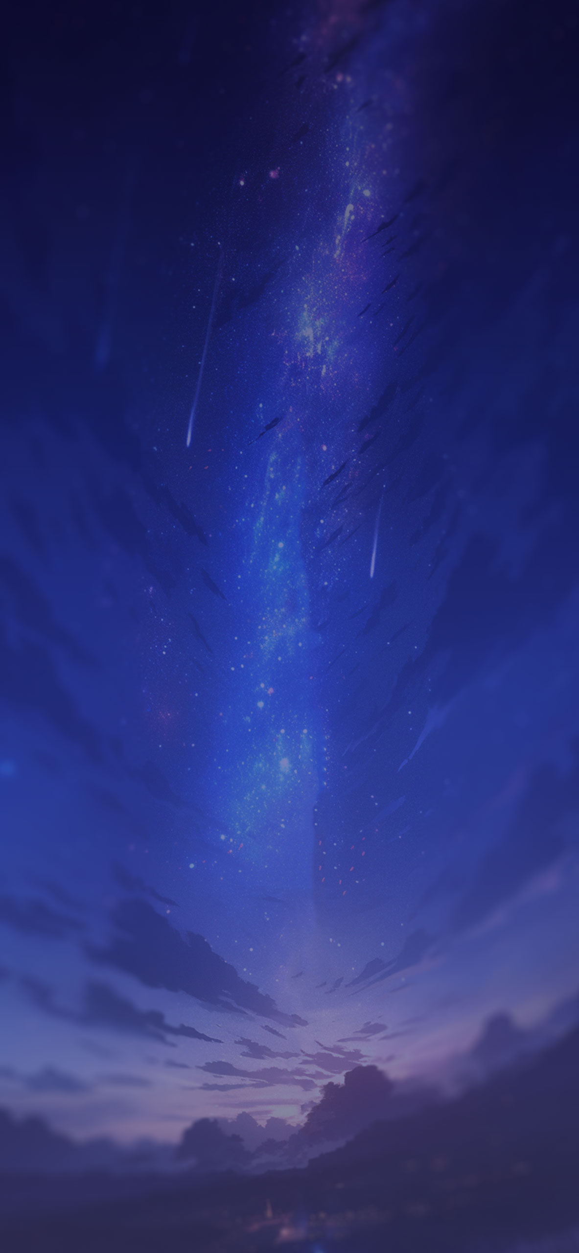 1190x2560 Milky Way & Clouds Wallpaper Way Wallpaper for iPhone, Phone