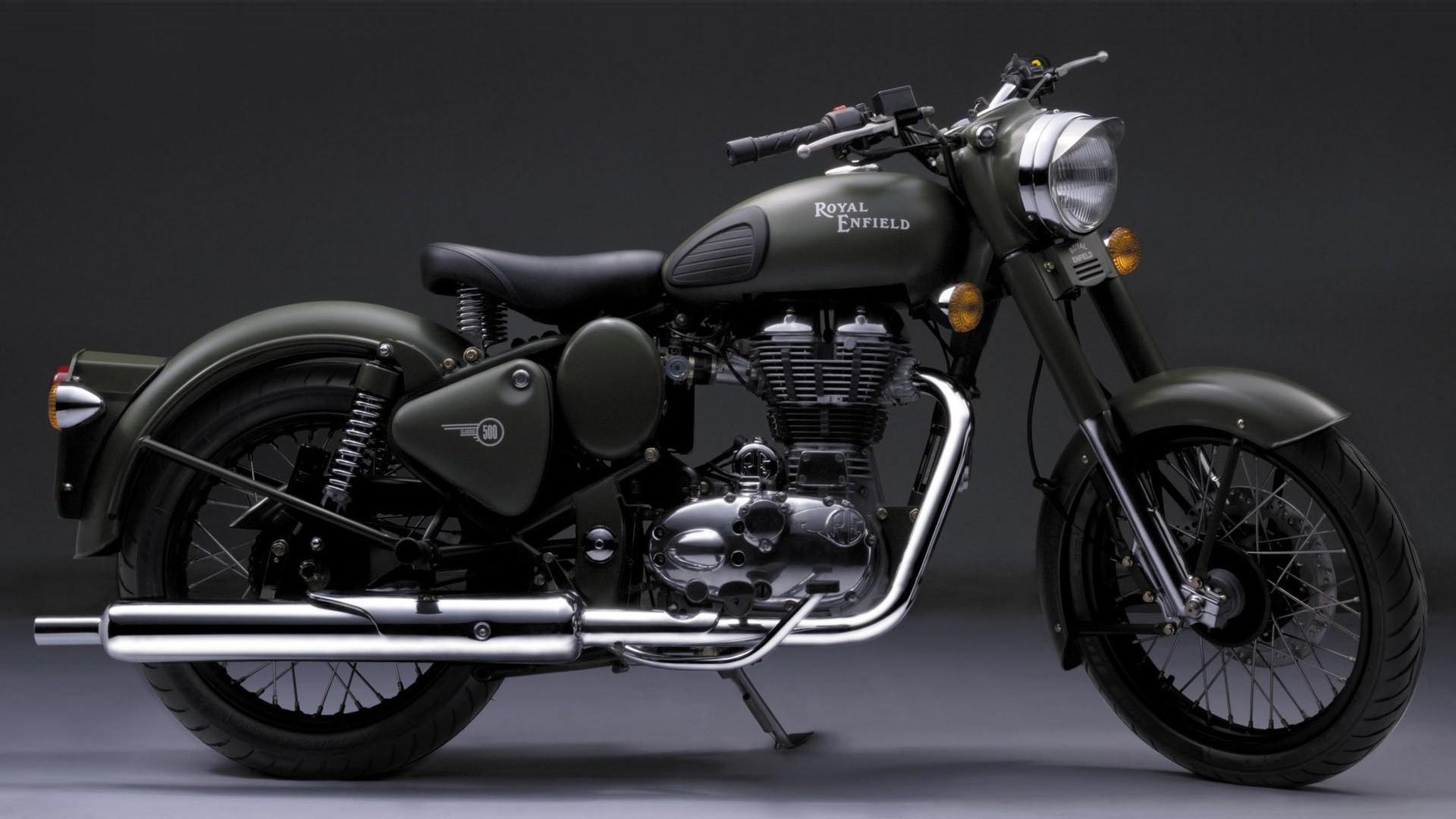 1920x1080 Royal Enfield Black Bullet, Desktop