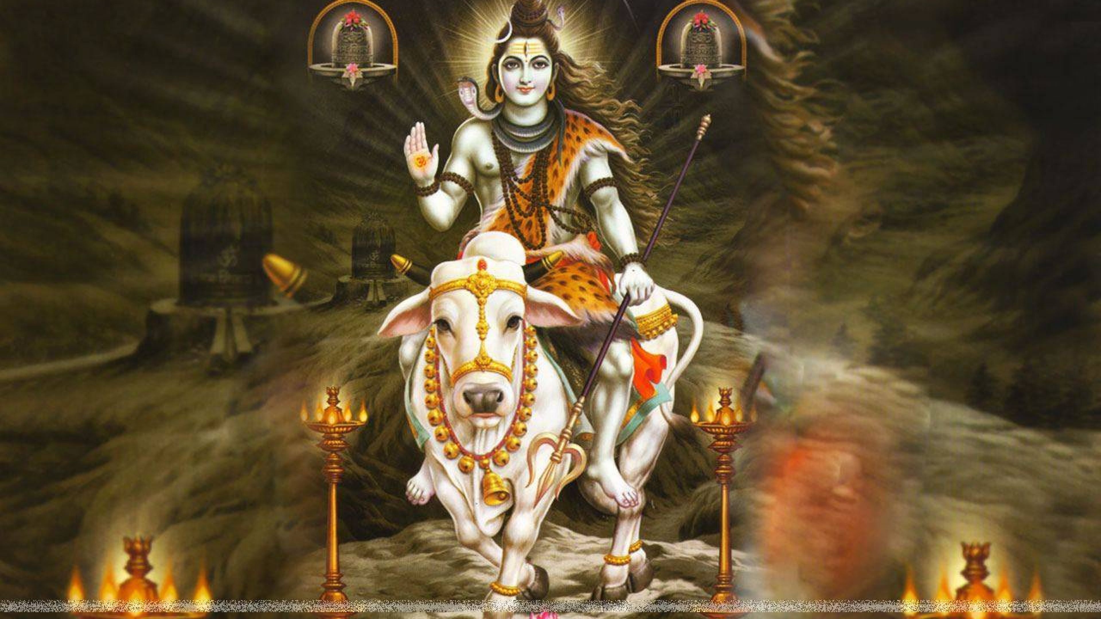 3840x2160 Lord Shiva HD Wallpaper, Desktop