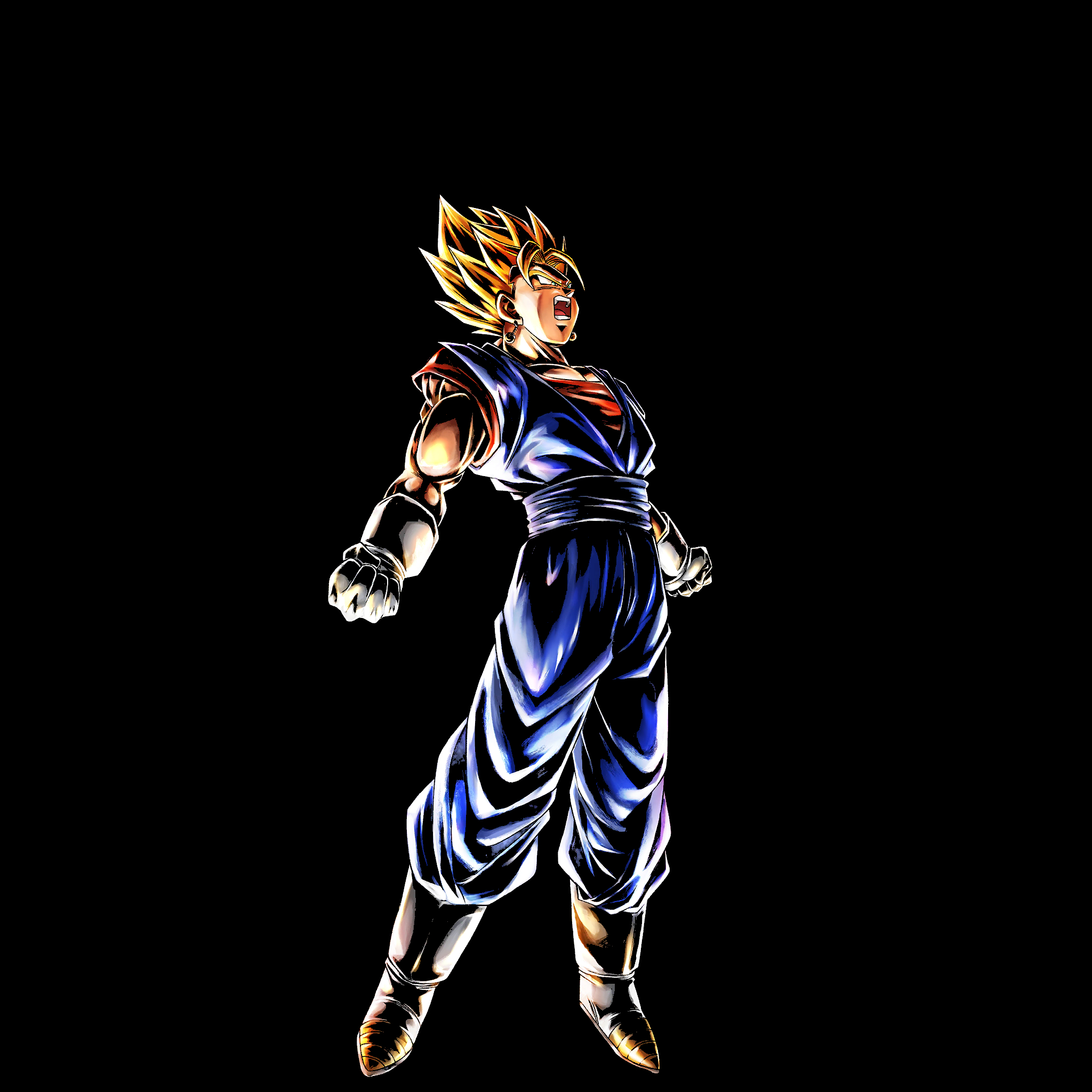 2050x2050 Super Vegito 92.64% True Black Amoled Wallpaper, Phone