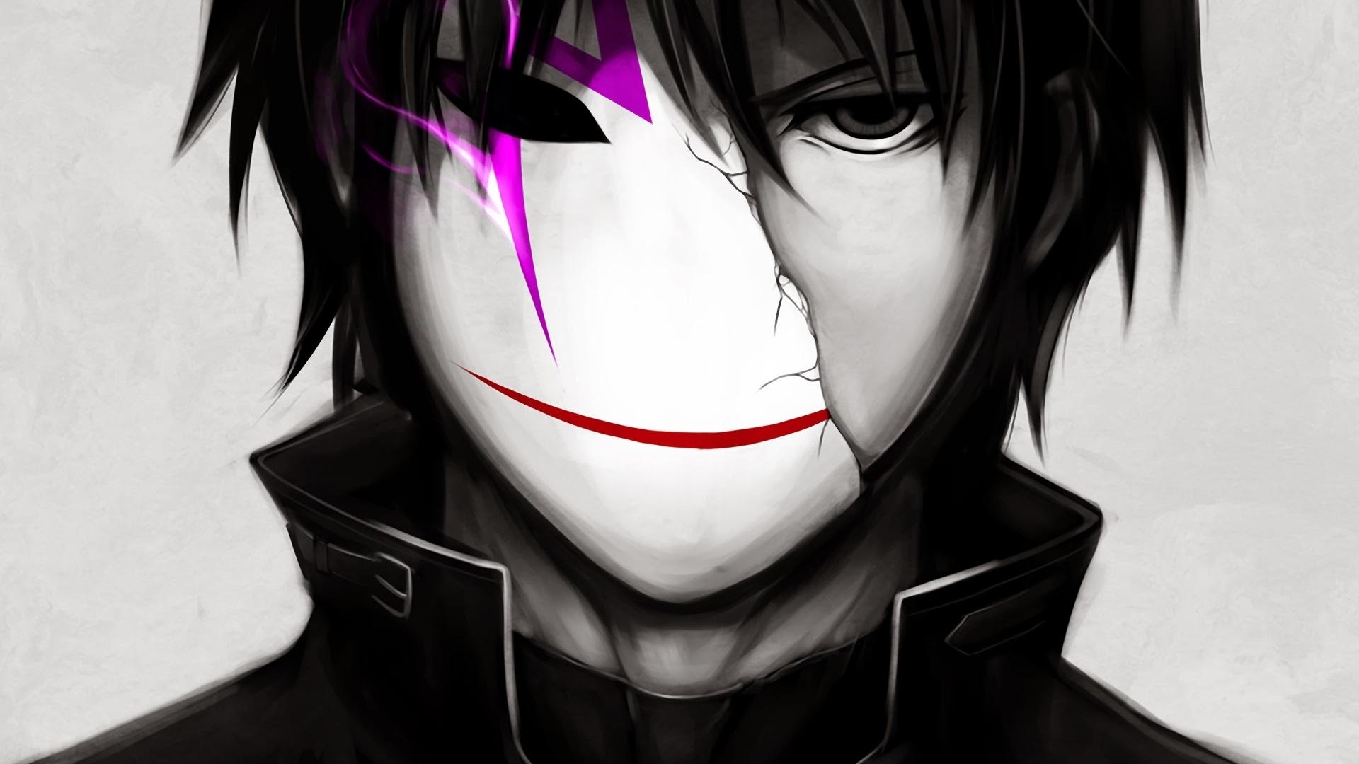 1920x1080 Free download hei darker than black broken mask HD wallpaper anime, Desktop