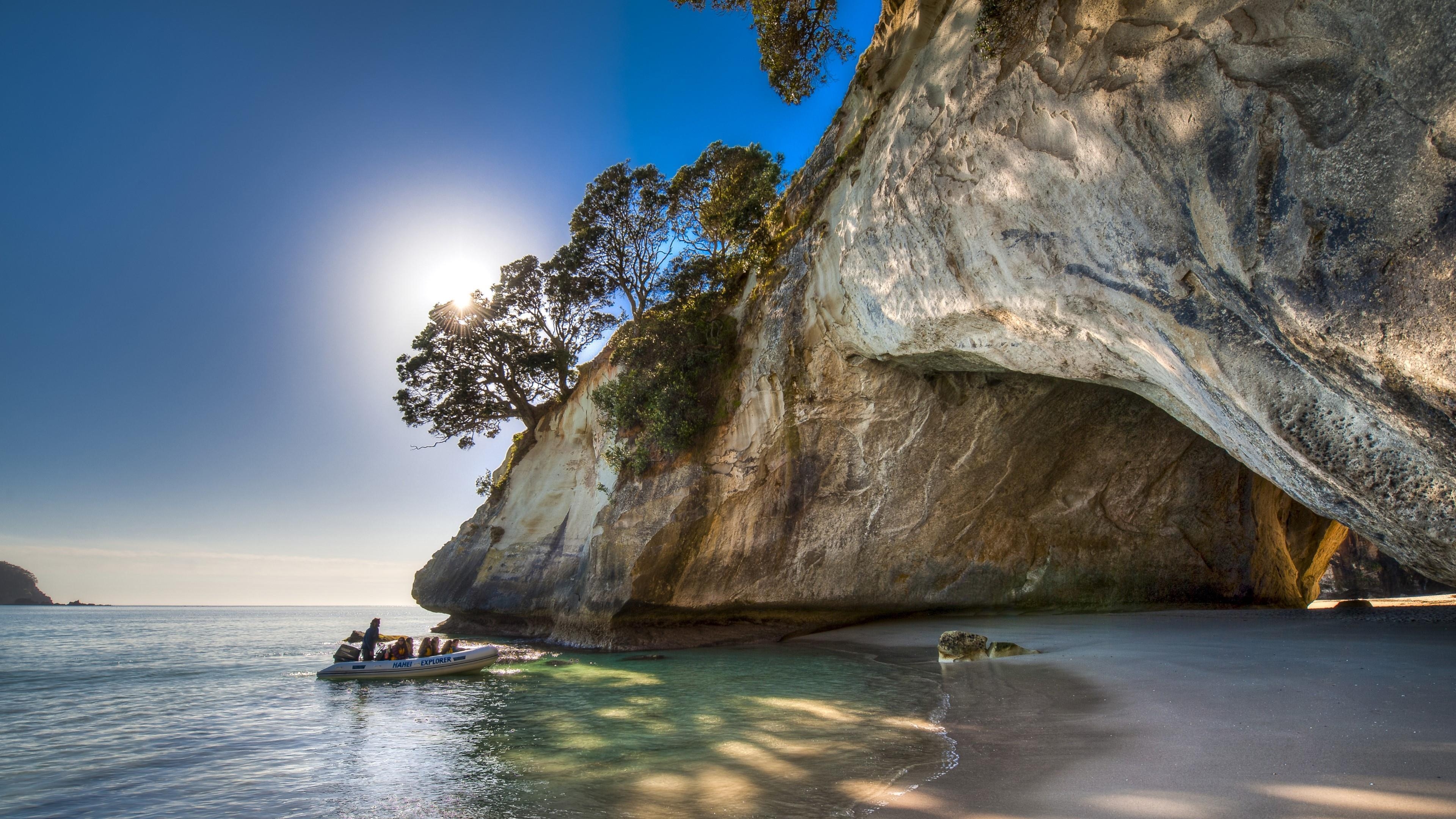 3840x2160 Cathedral Cove Zealand Wallpaper. Wallpaper Studio 10. Tens, Desktop