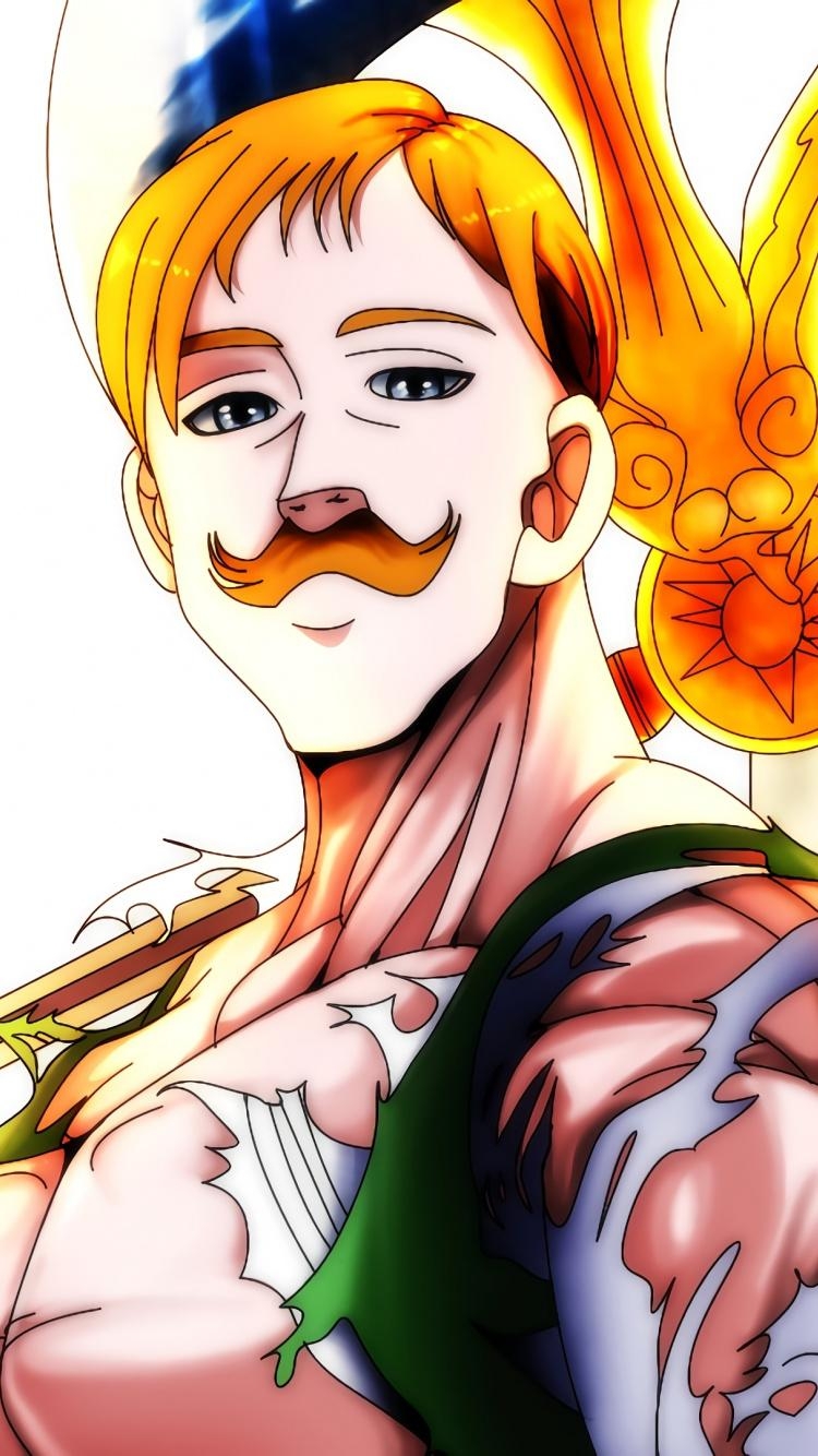 750x1340 Download  wallpaper escanor, the seven deadly sins, anime, Phone