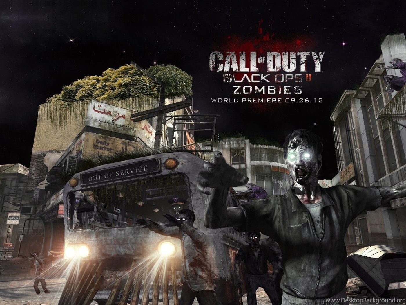 1400x1050 Call Of Duty Black Ops 2 Zombies Wallpaper Desktop Background, Desktop