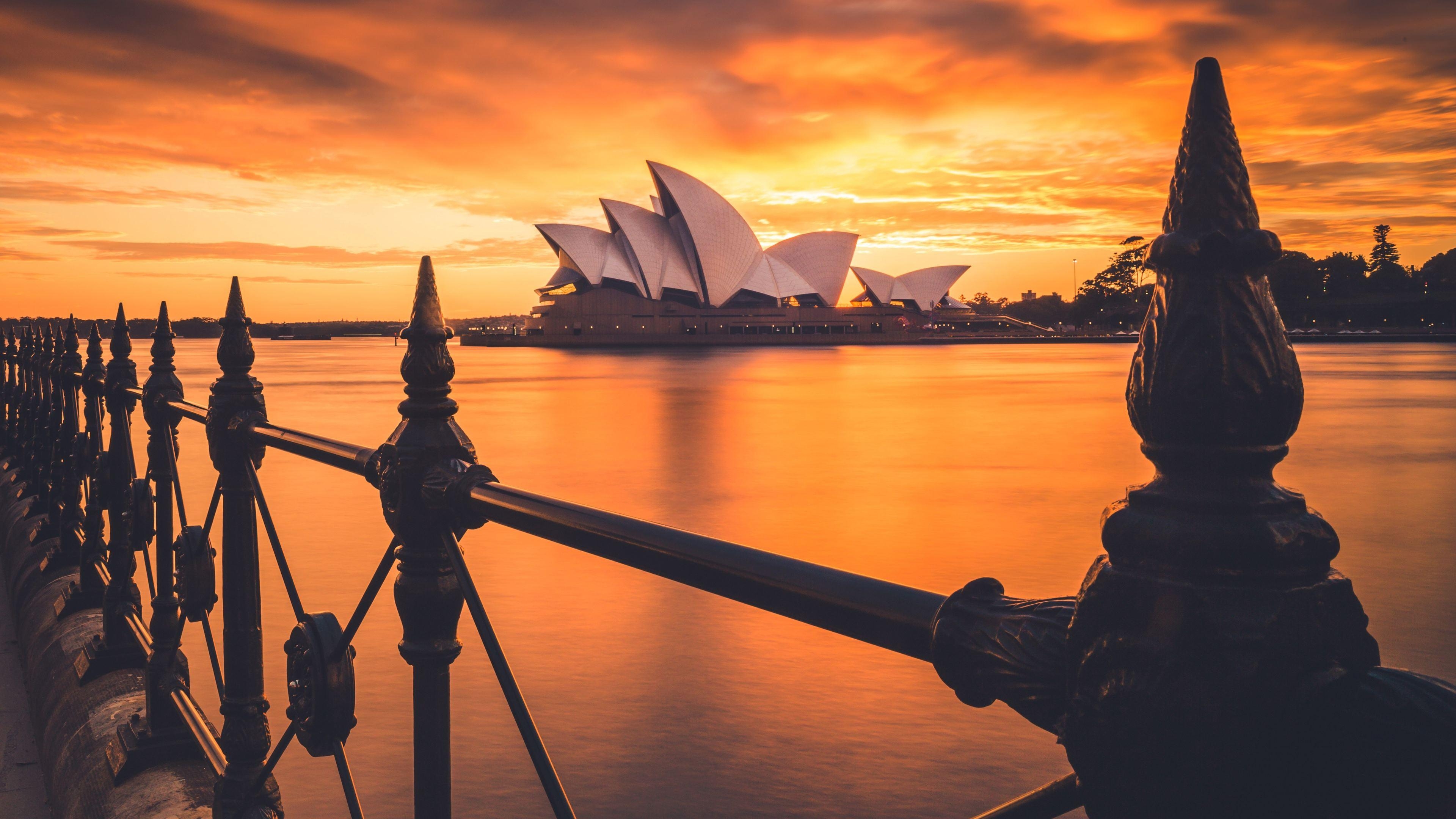 3840x2160 Wallpaper 4k Sydney Opera House 4k 4k Wallpaper, Australia Wallpaper, Hd Wallpaper, Sydney Opera House Wallpaper, Sydney Wallpaper, World Wallpaper, Desktop