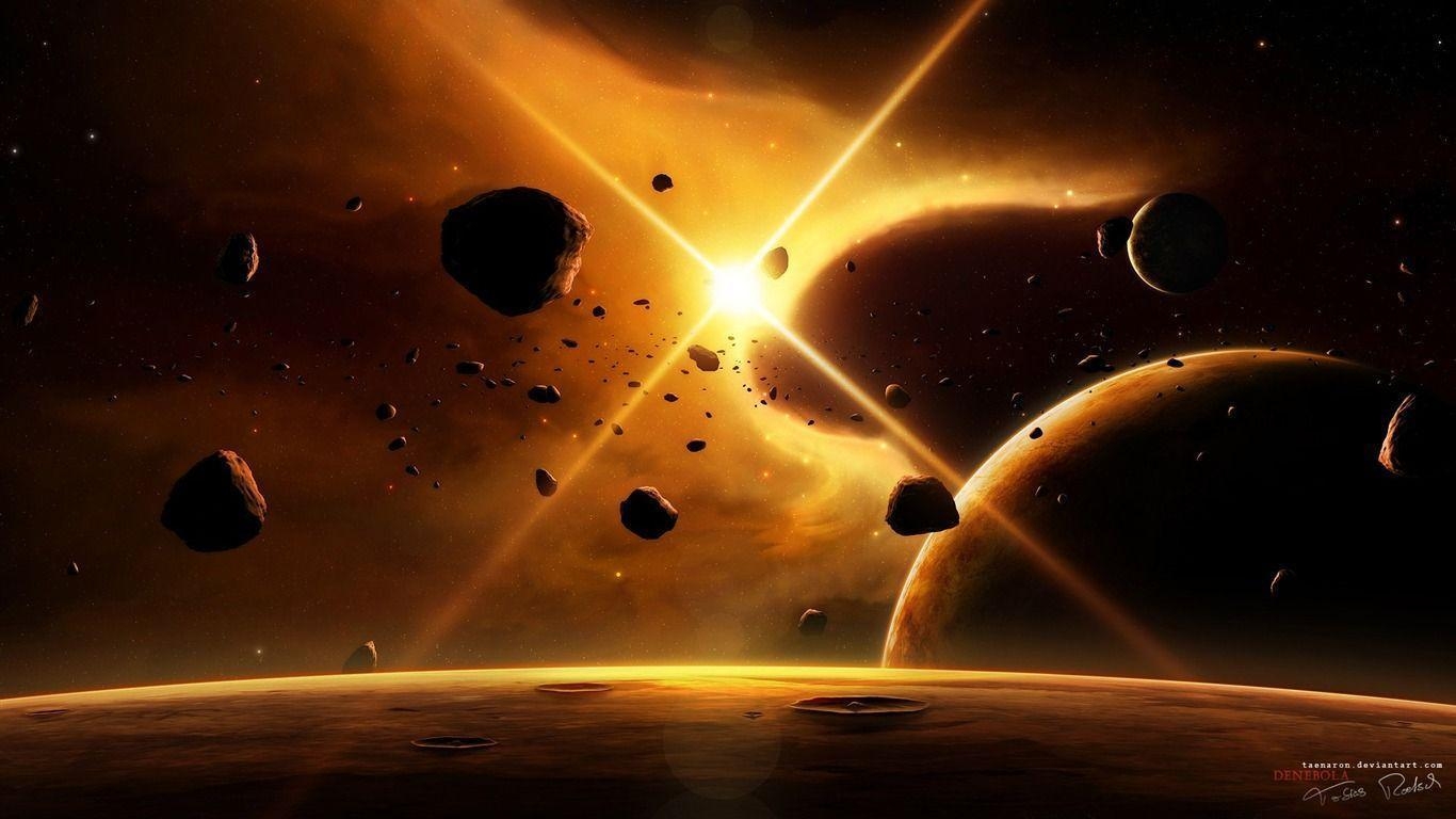 1370x770 Sci Fi Space Art Denebola Realistic Space Wallpaper, Desktop